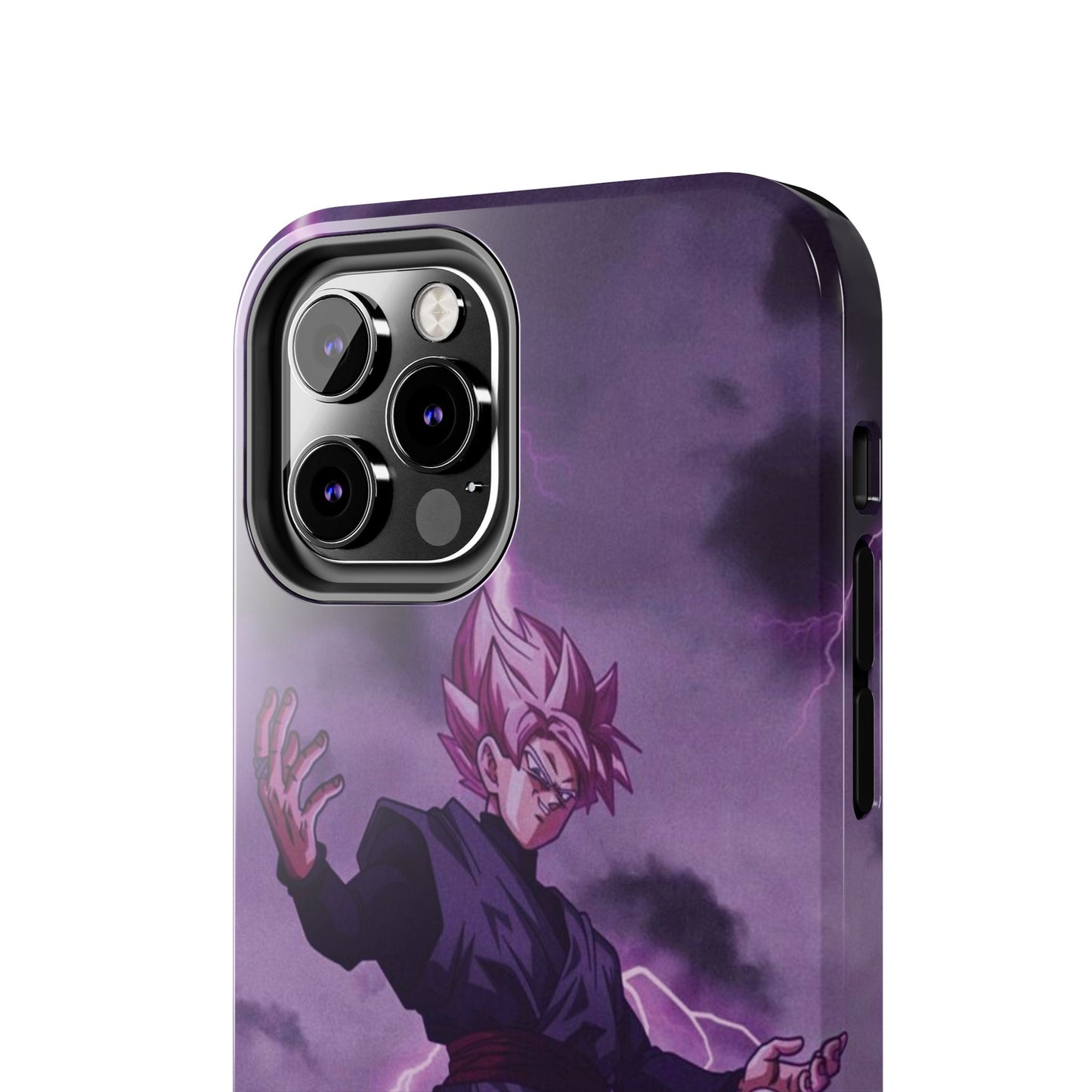Black Goku Anime Tough Phone Case - Dragon Ball Z Inspired Design