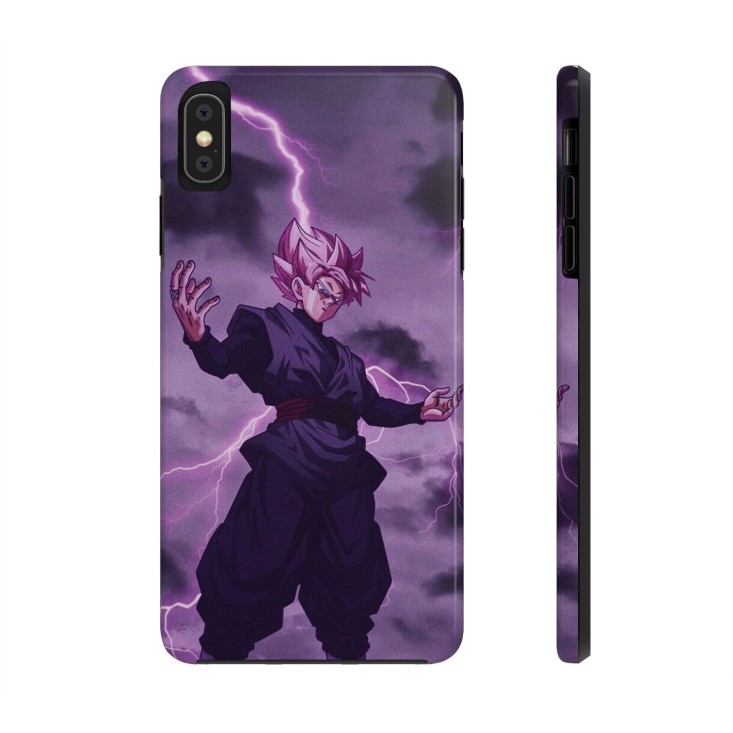 Black Goku Anime Tough Phone Case - Dragon Ball Z Inspired Design