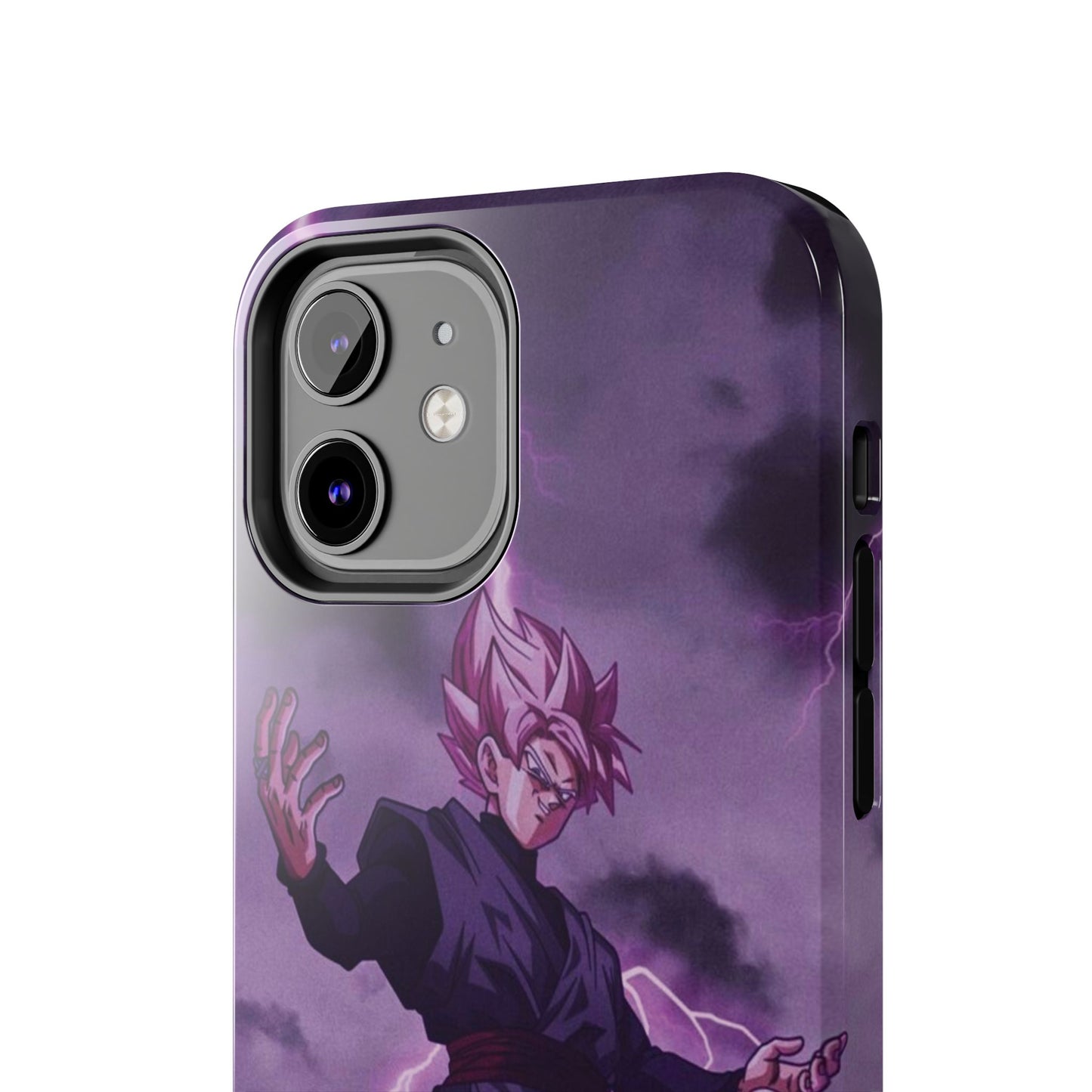 Black Goku Anime Tough Phone Case - Dragon Ball Z Inspired Design