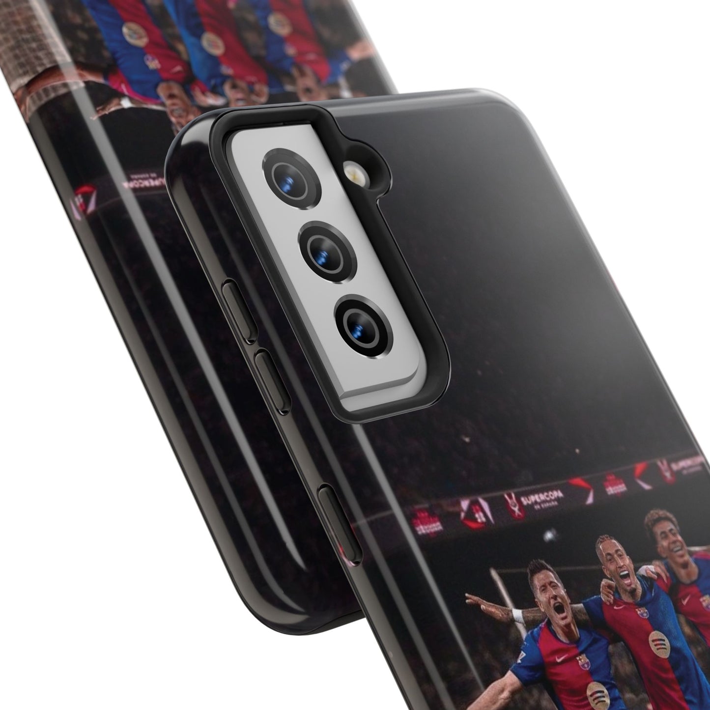 Lewandowski, Raphinha, Lamine Yamal Soccer Team Tough Phone Case - Durable Protection for Fans!