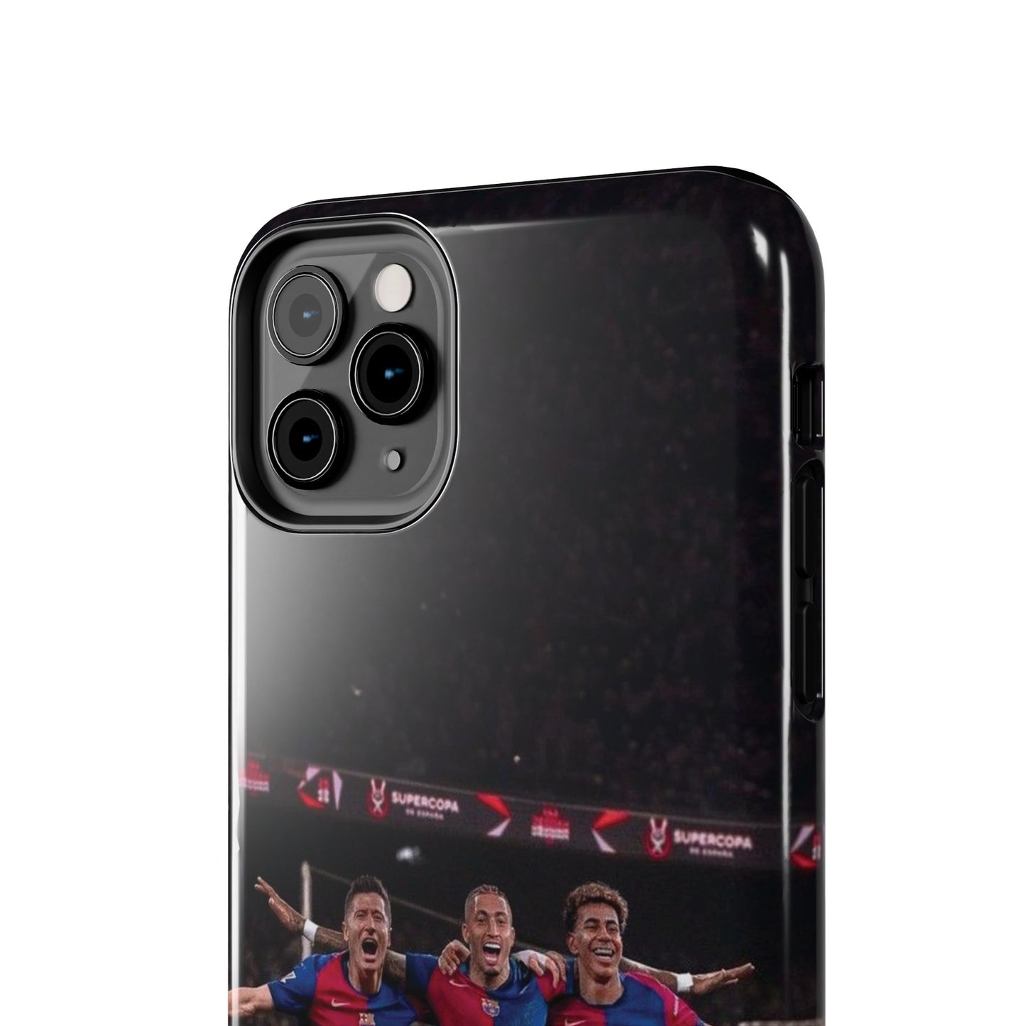 Lewandowski, Raphinha, Lamine Yamal Soccer Team Tough Phone Case - Durable Protection for Fans!