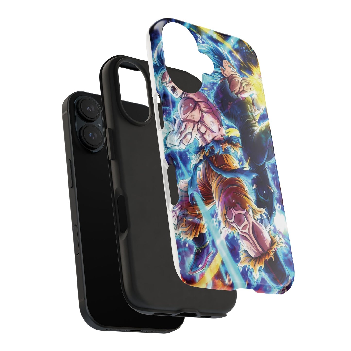 Goku Vegeta Dragon Ball Super Tough Phone Case - Vibrant Anime Character Design