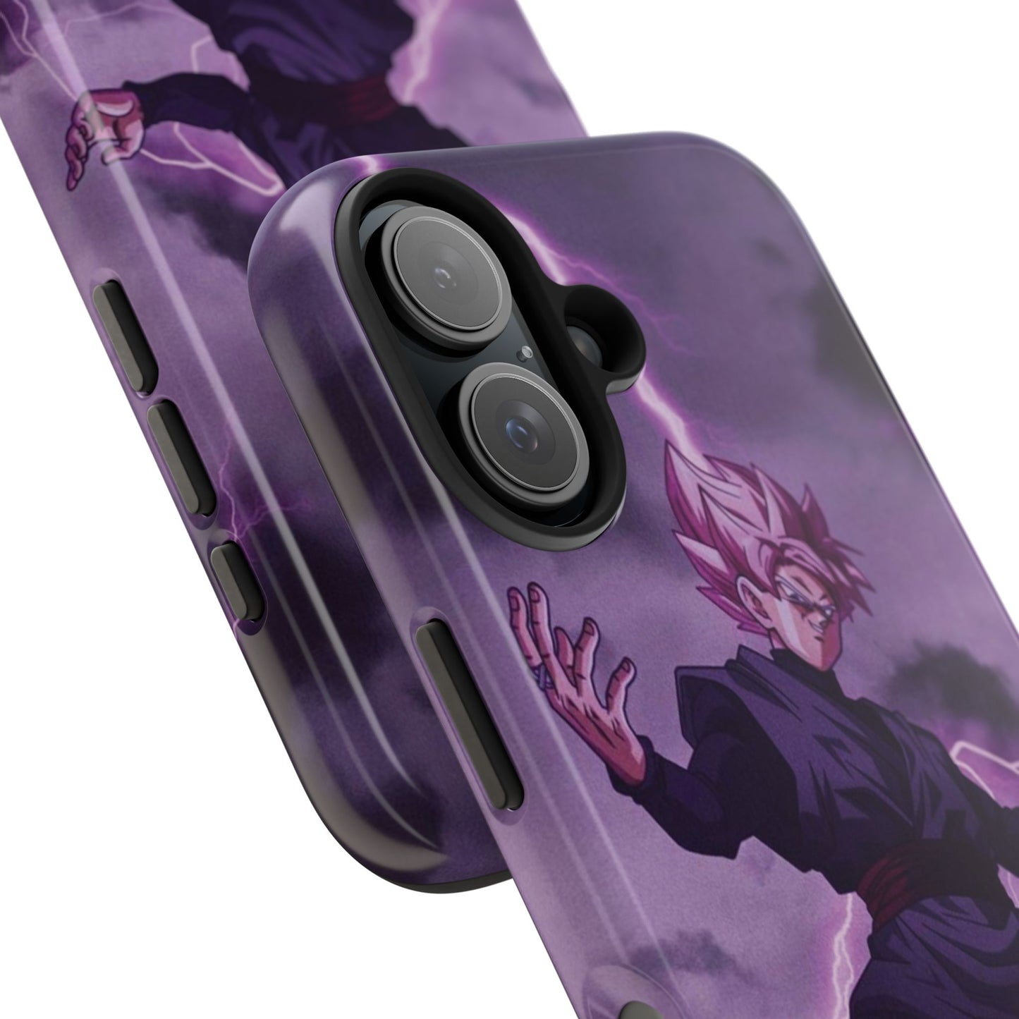 Black Goku Anime Tough Phone Case - Dragon Ball Z Inspired Design