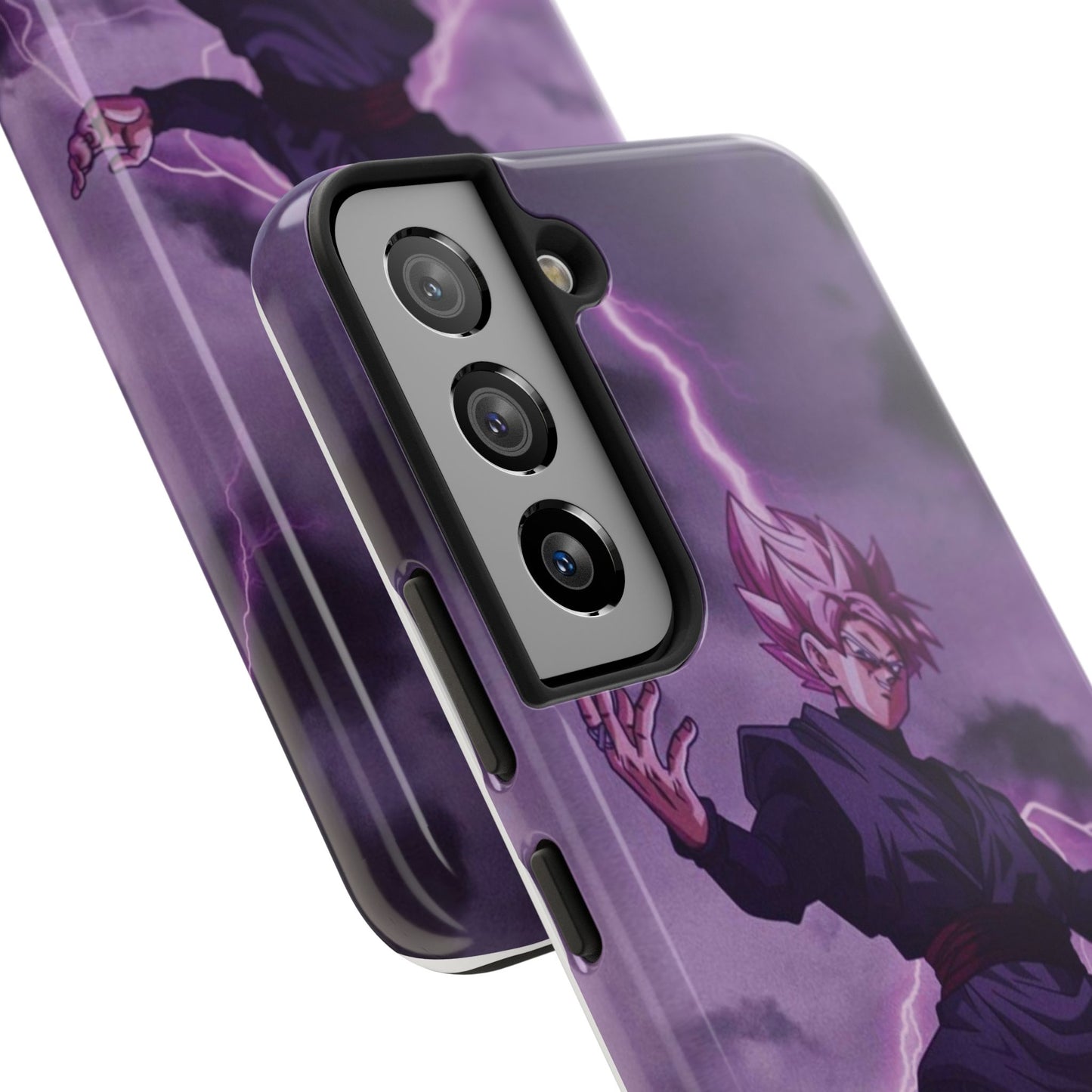 Black Goku Anime Tough Phone Case - Dragon Ball Z Inspired Design