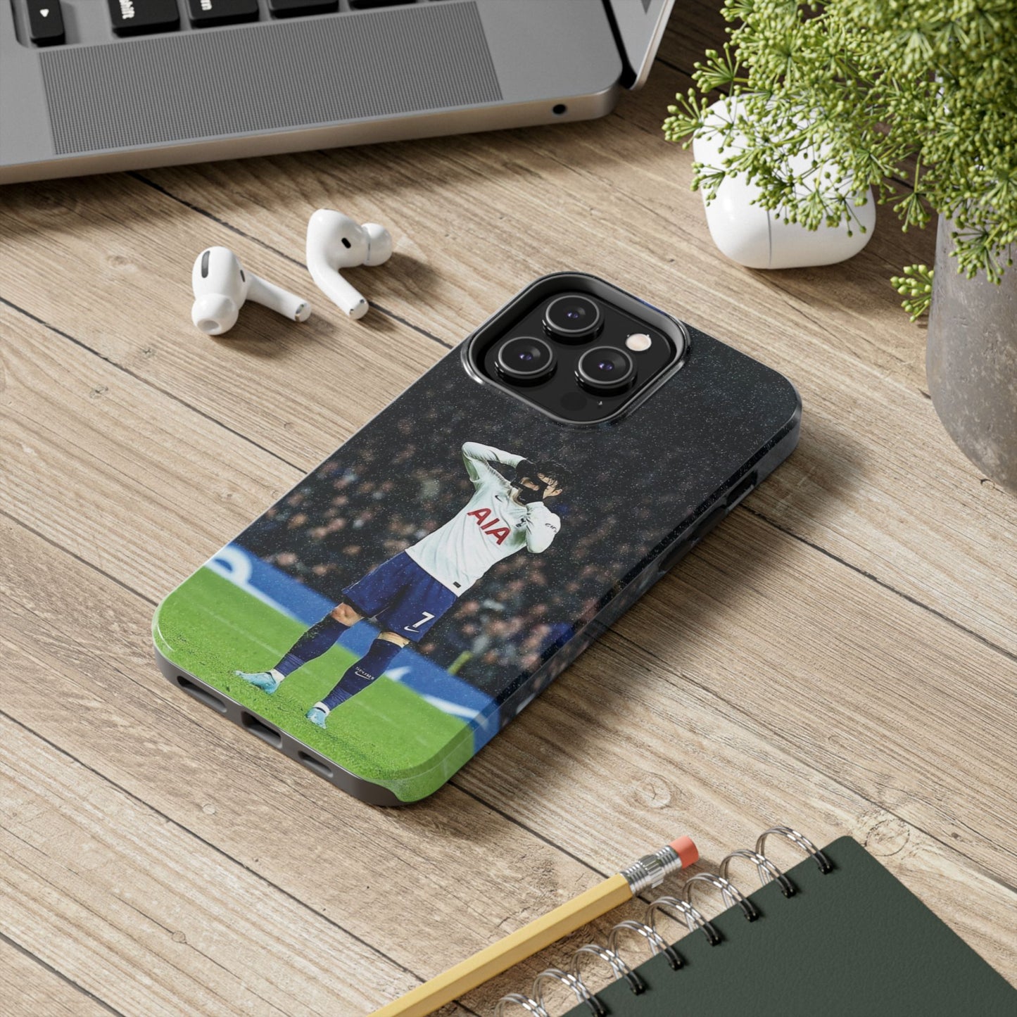Son Heung-min Personalized Tough Phone Case for Soccer Fans - Stylish and Durable Design