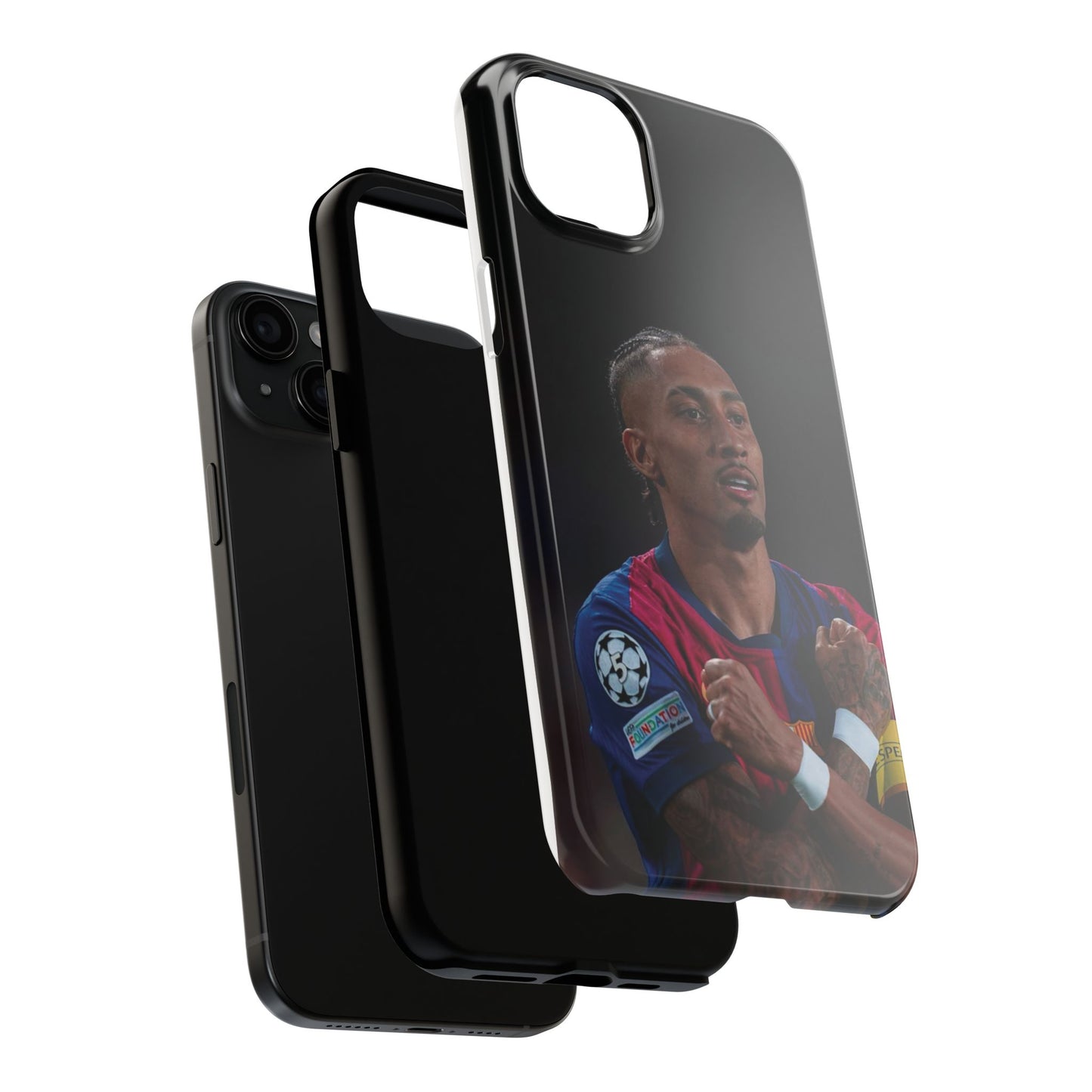 Raphinha Soccer Fan Tough Phone Case - Durable Protection with Star Player Design