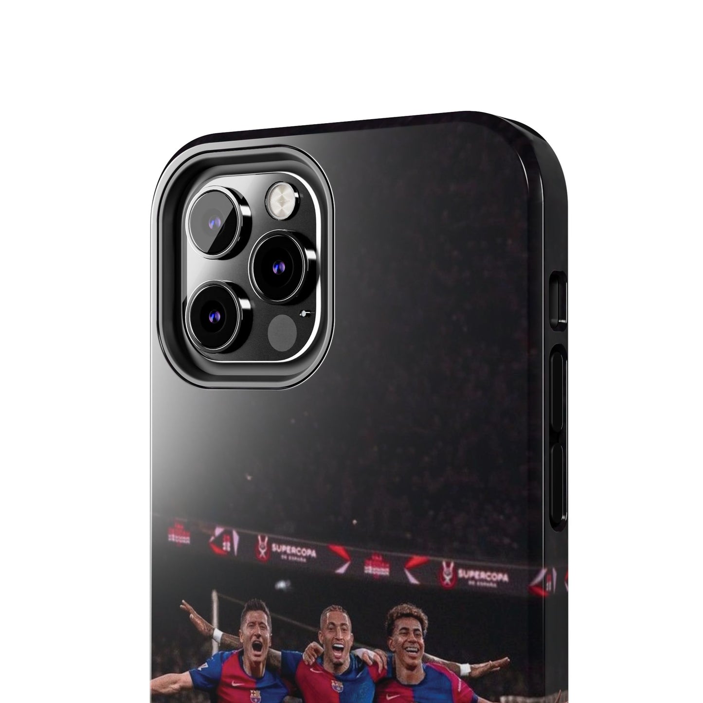Lewandowski, Raphinha, Lamine Yamal Soccer Team Tough Phone Case - Durable Protection for Fans!