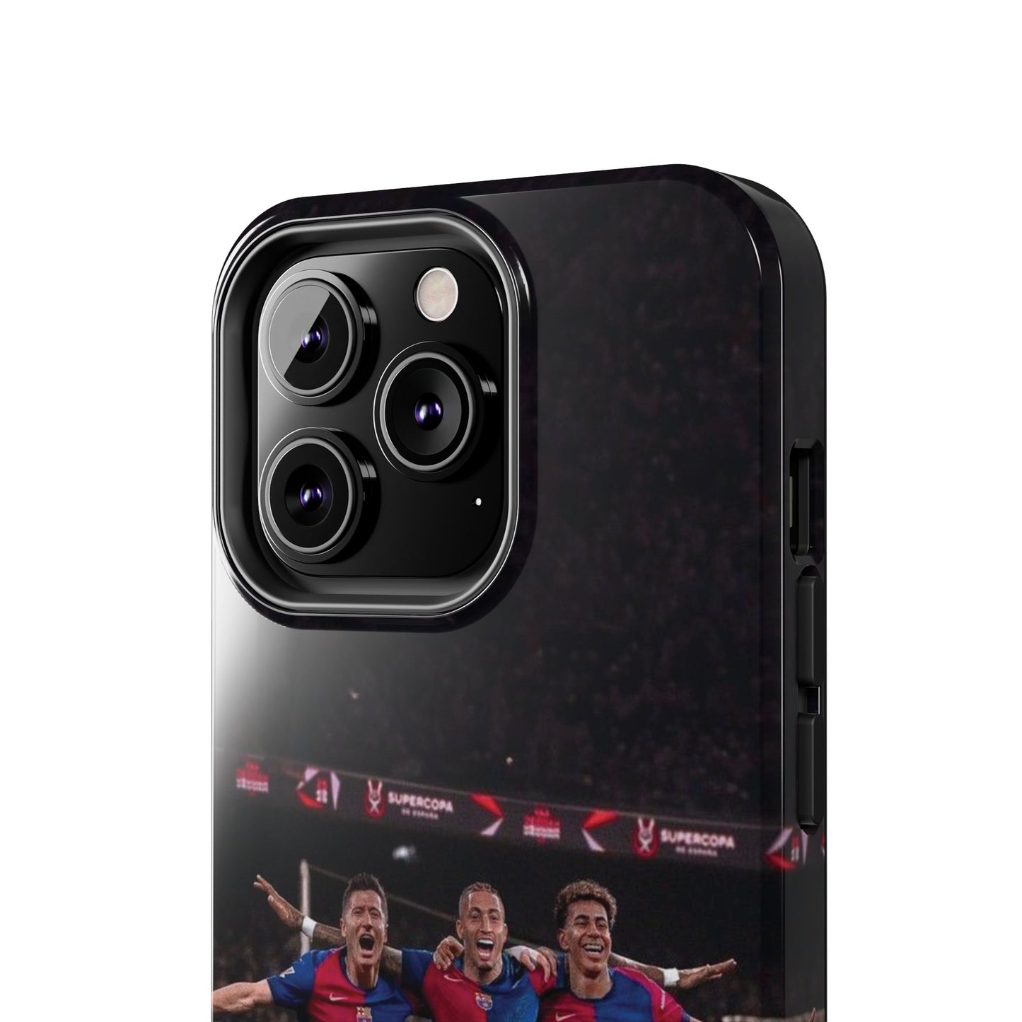 Lewandowski, Raphinha, Lamine Yamal Soccer Team Tough Phone Case - Durable Protection for Fans!