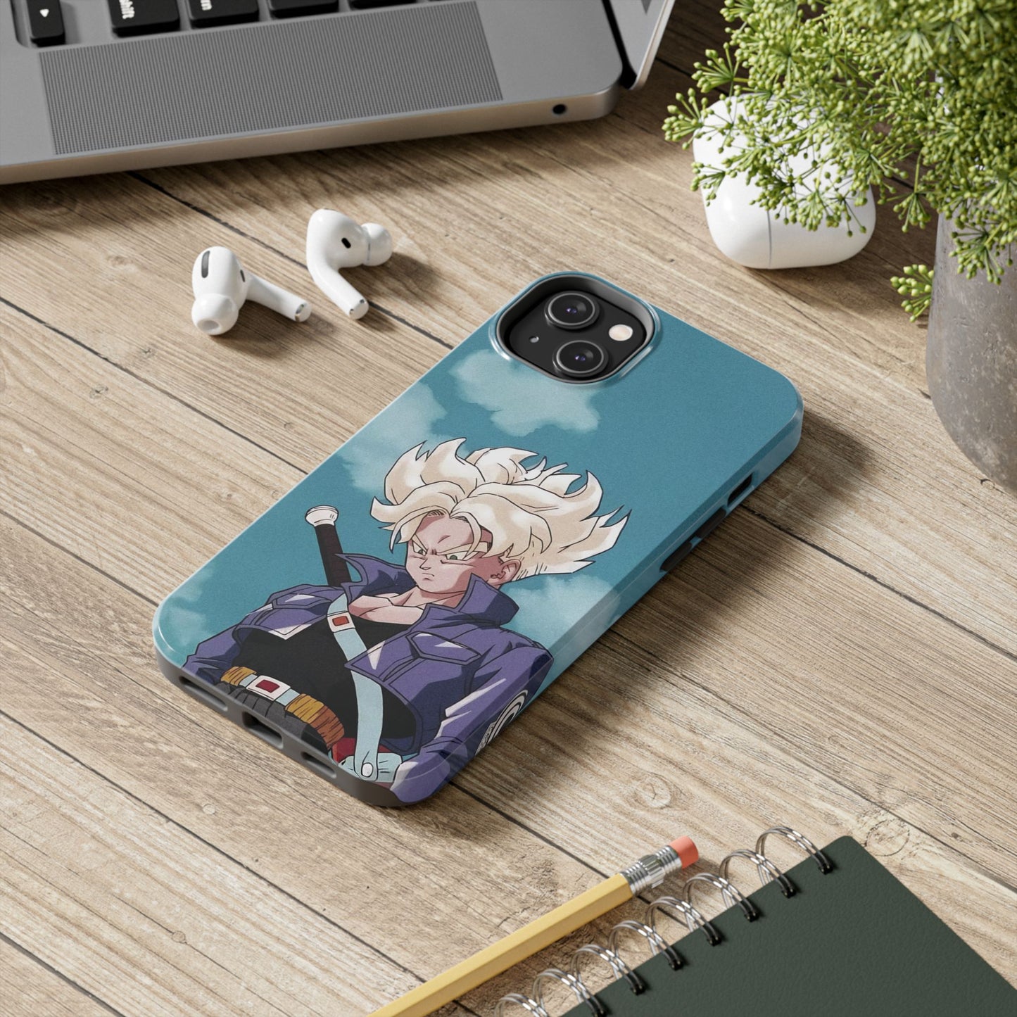 Trunks Dragon Ball Z Tough Phone Case - Trunks Design for Anime Fans