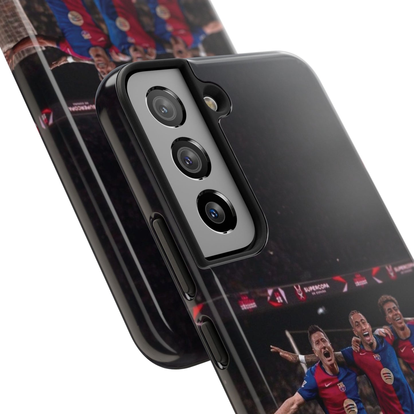 Lewandowski, Raphinha, Lamine Yamal Soccer Team Tough Phone Case - Durable Protection for Fans!