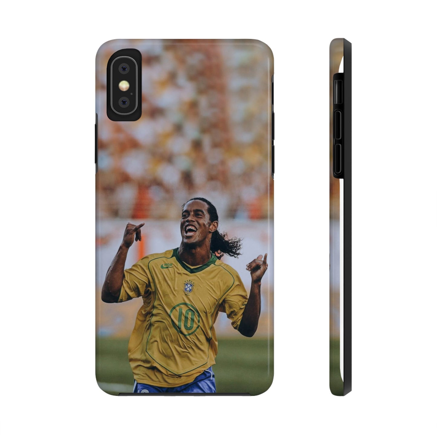 Ronaldinho Soccer Fan Tough Phone Cases - Celebration Design