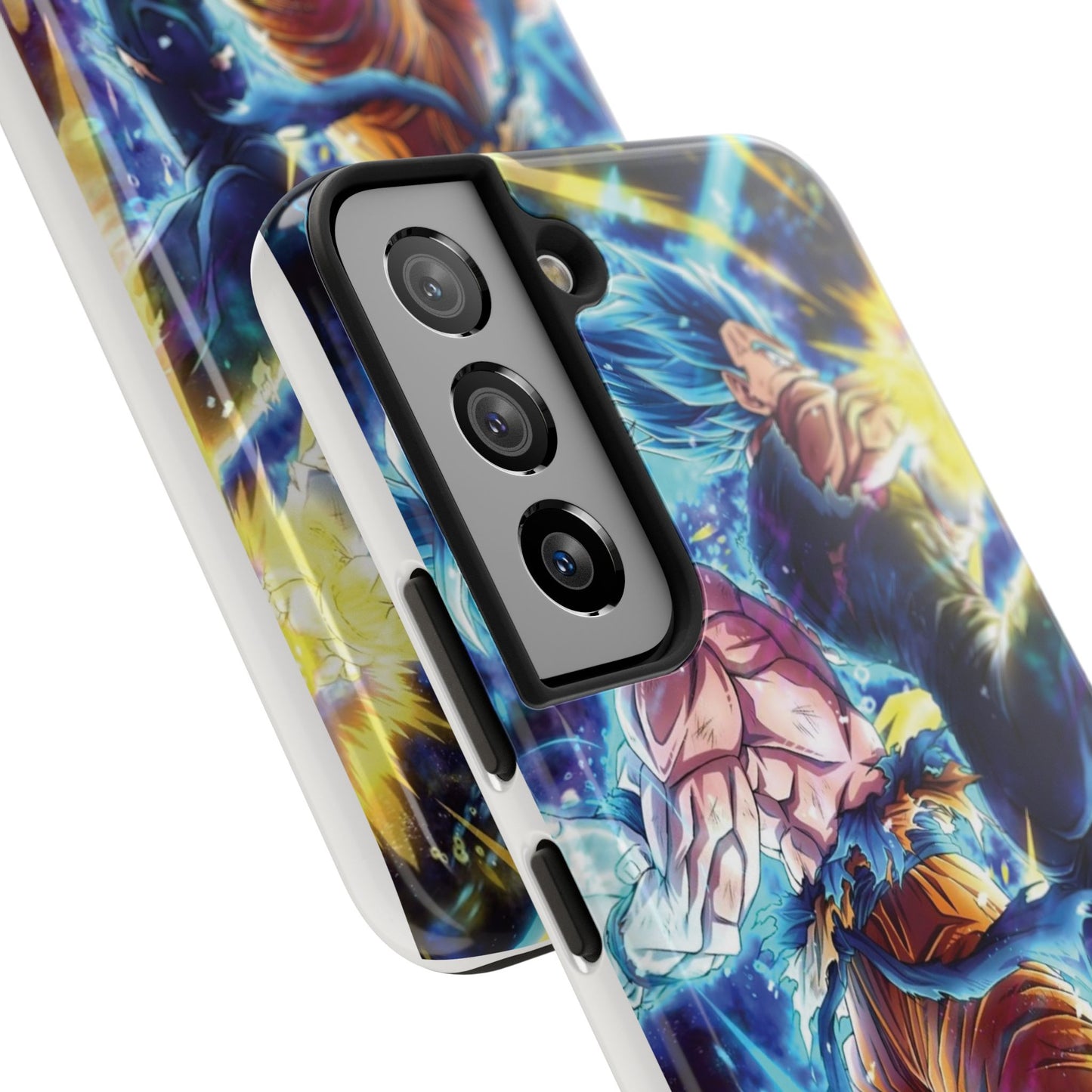 Goku Vegeta Dragon Ball Super Tough Phone Case - Vibrant Anime Character Design