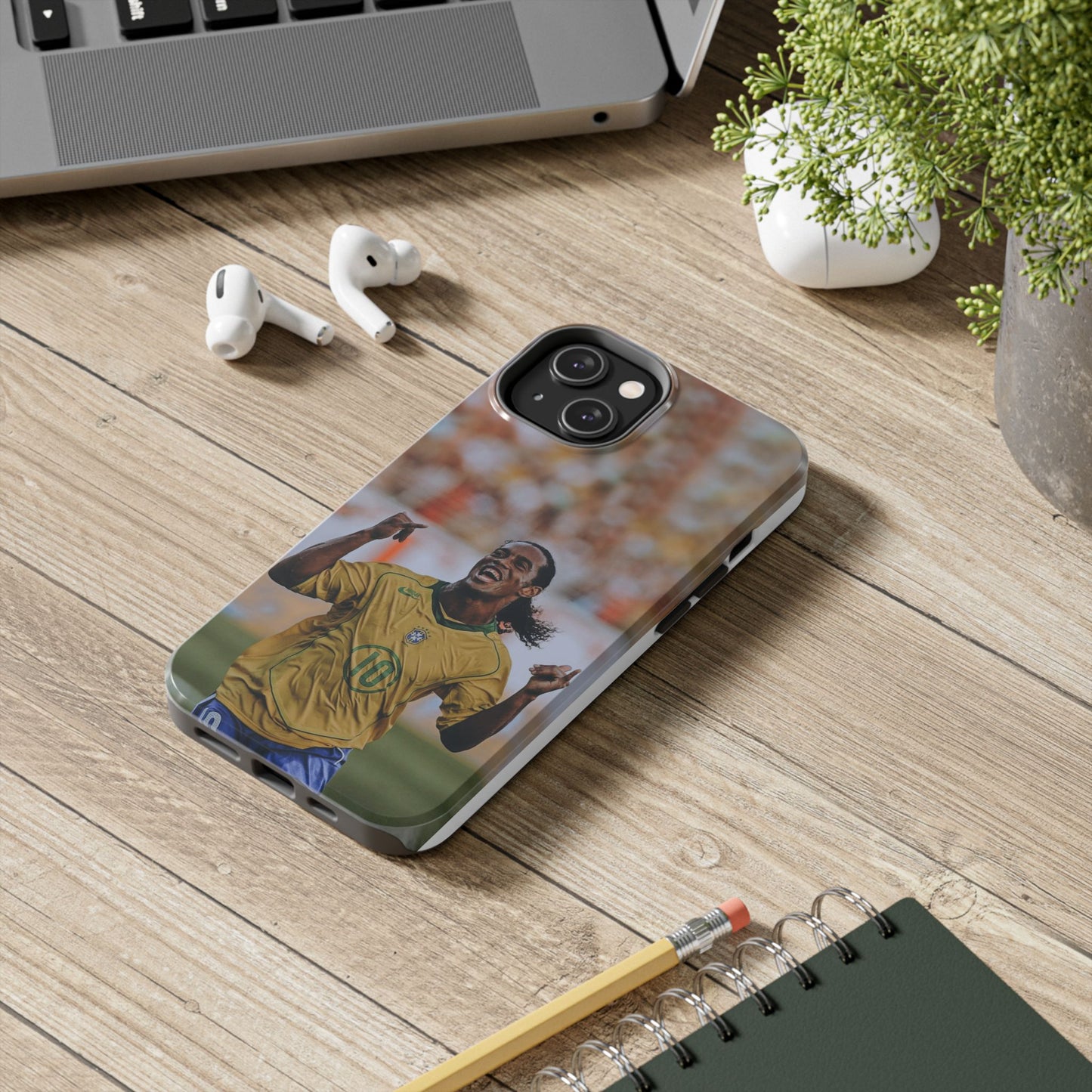 Ronaldinho Soccer Fan Tough Phone Cases - Celebration Design