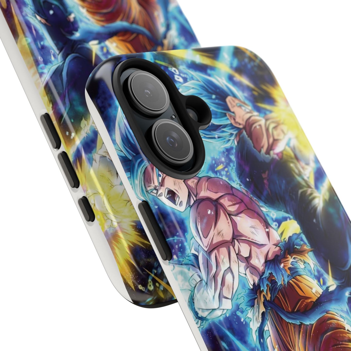 Goku Vegeta Dragon Ball Super Tough Phone Case - Vibrant Anime Character Design