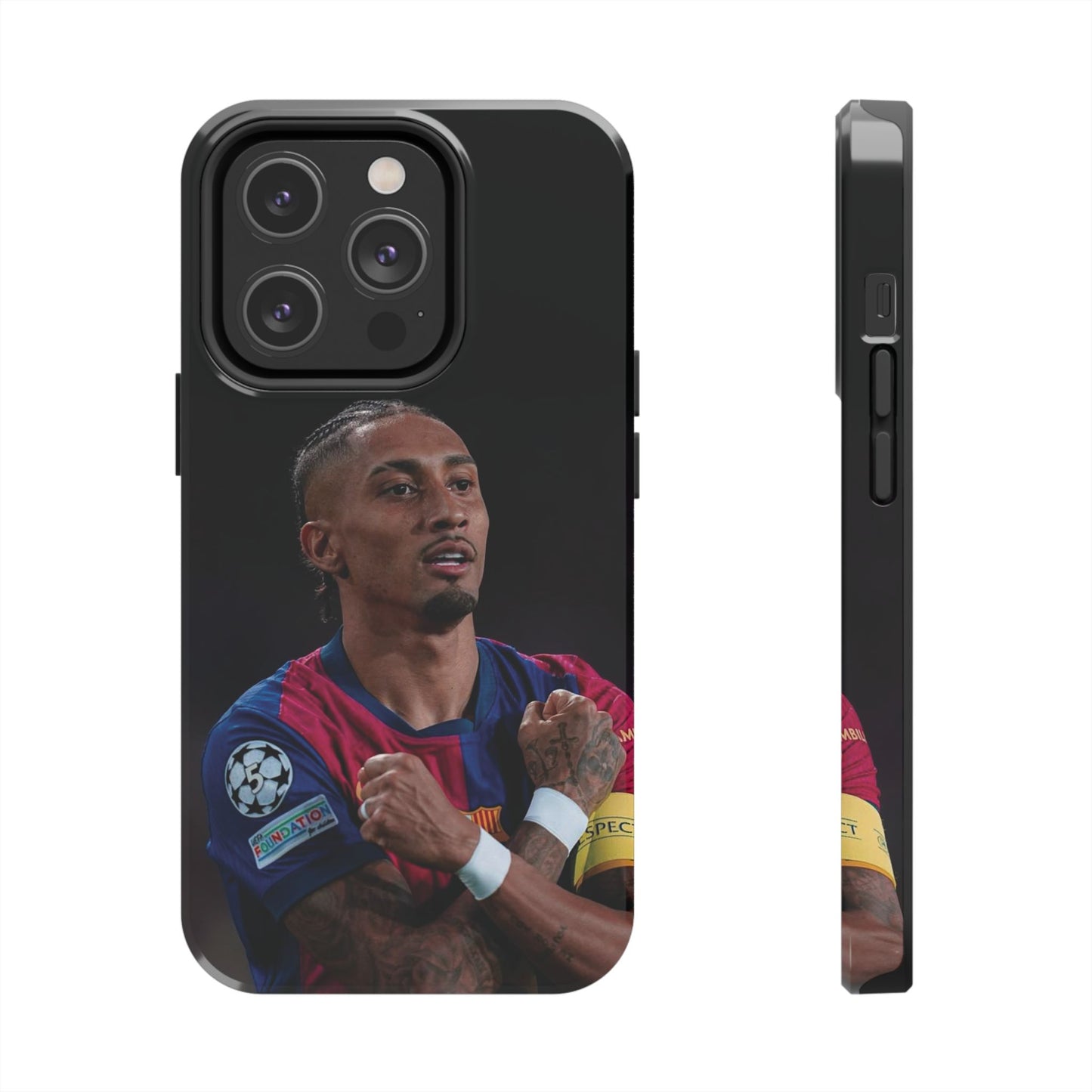 Raphinha Soccer Fan Tough Phone Case - Durable Protection with Star Player Design