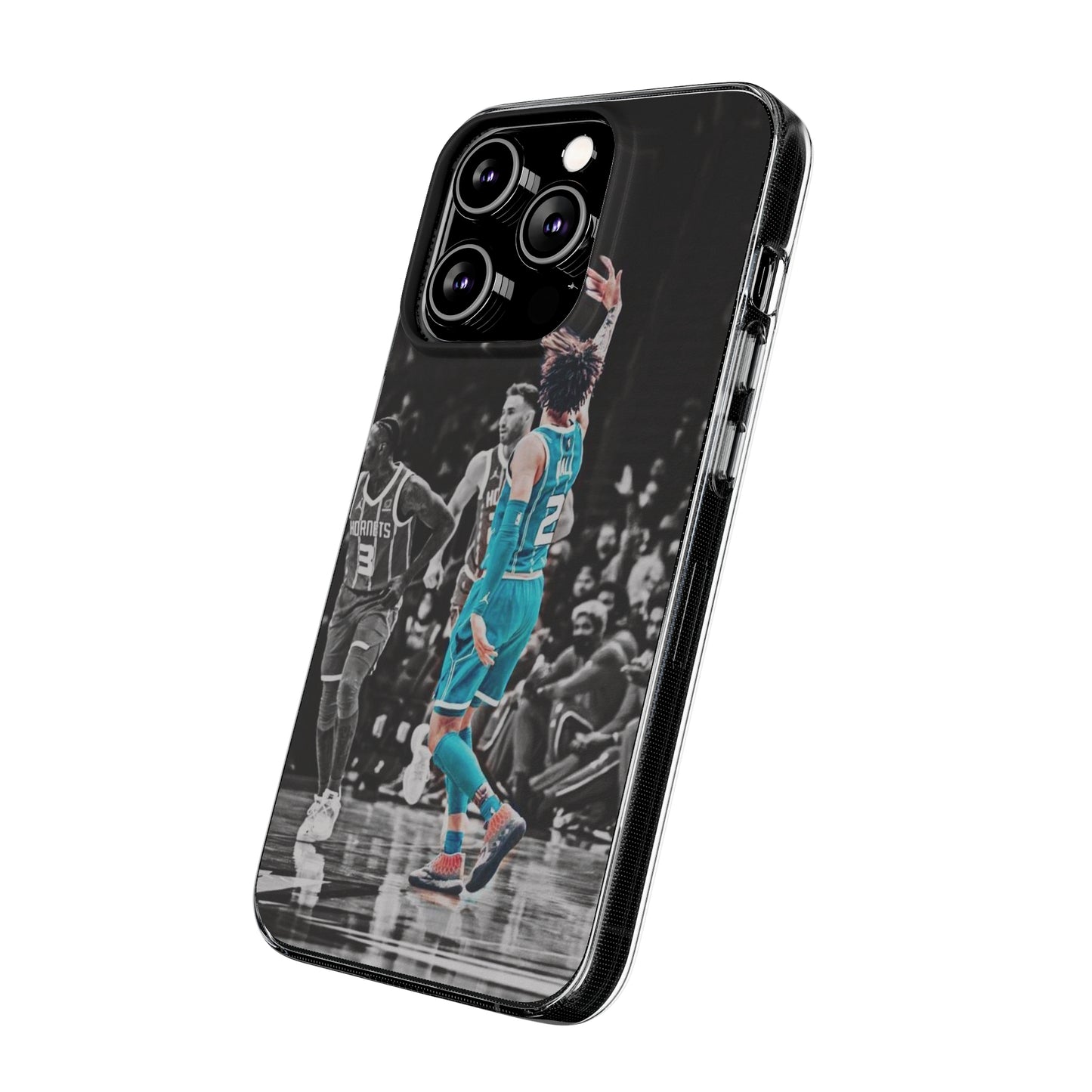LaMelo Ball Sporty Soft Phone Case with Dynamic Player Design