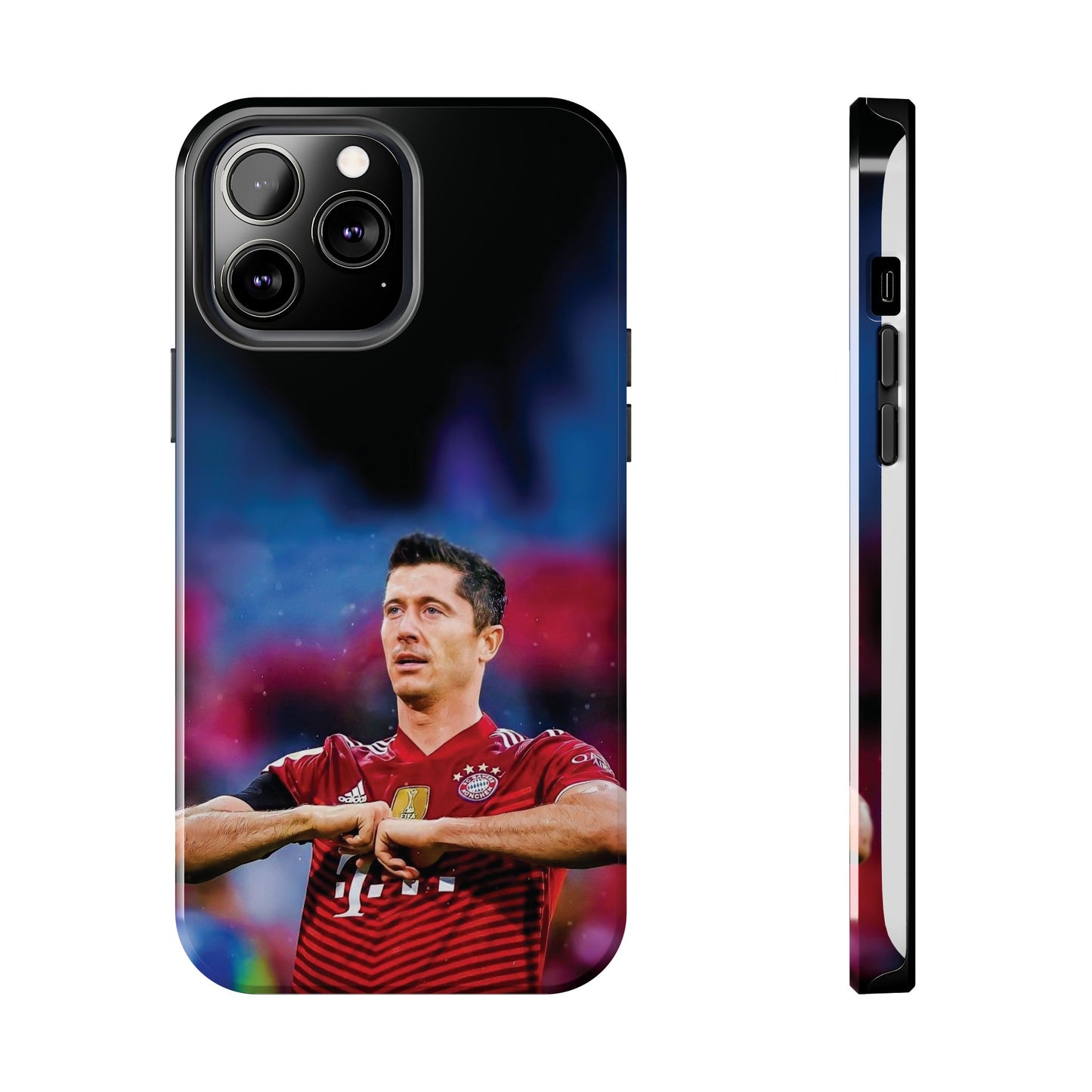 Robert Lewandowski Soccer Tough Phone Cases - Featuring Legendary Player Design