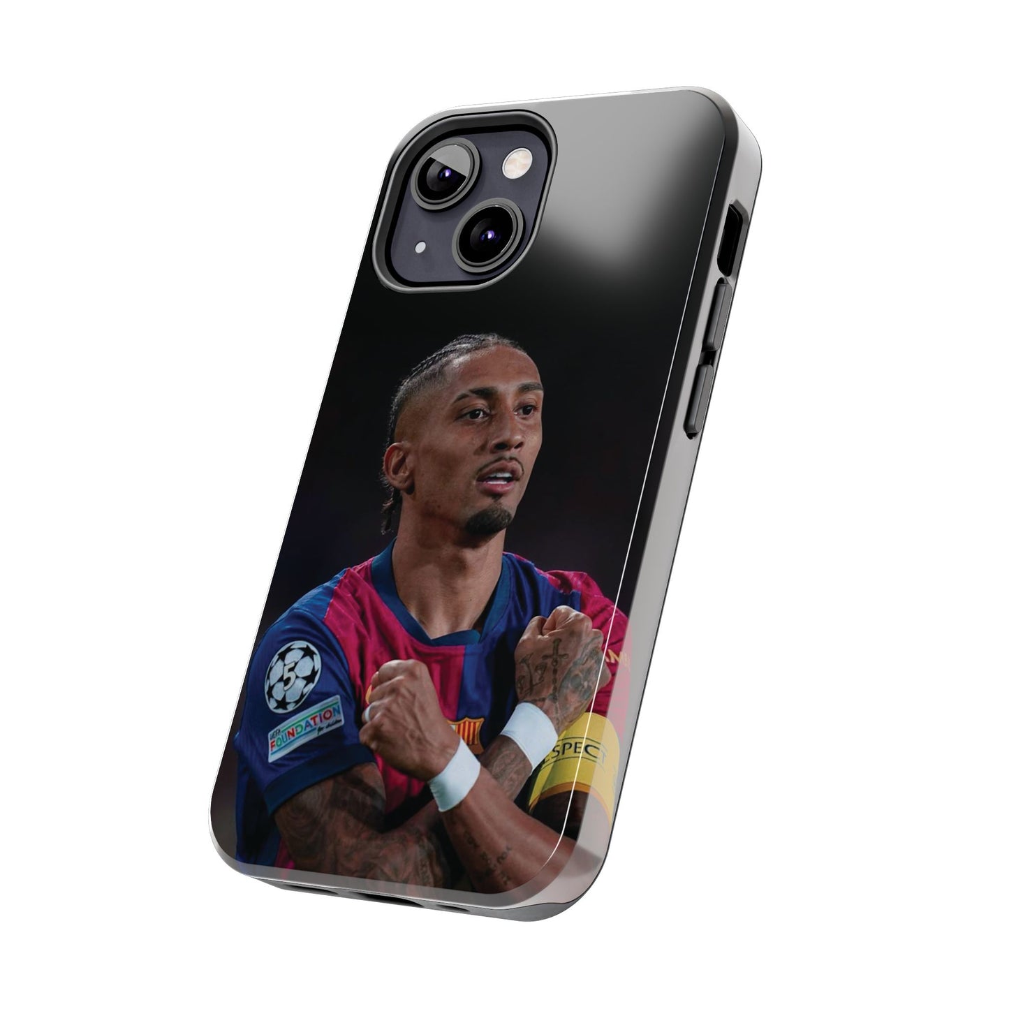 Raphinha Soccer Fan Tough Phone Case - Durable Protection with Star Player Design
