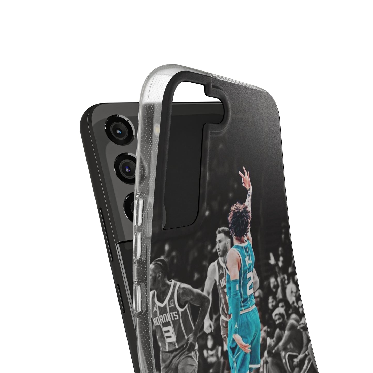 LaMelo Ball Sporty Soft Phone Case with Dynamic Player Design
