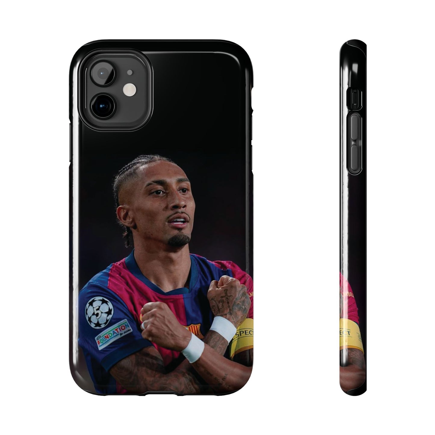 Raphinha Soccer Fan Tough Phone Case - Durable Protection with Star Player Design