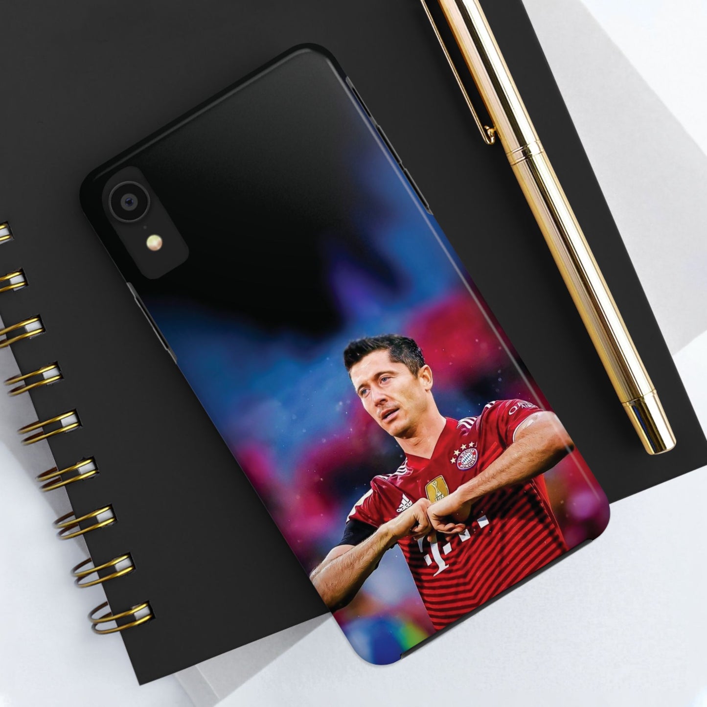 Robert Lewandowski Soccer Tough Phone Cases - Featuring Legendary Player Design