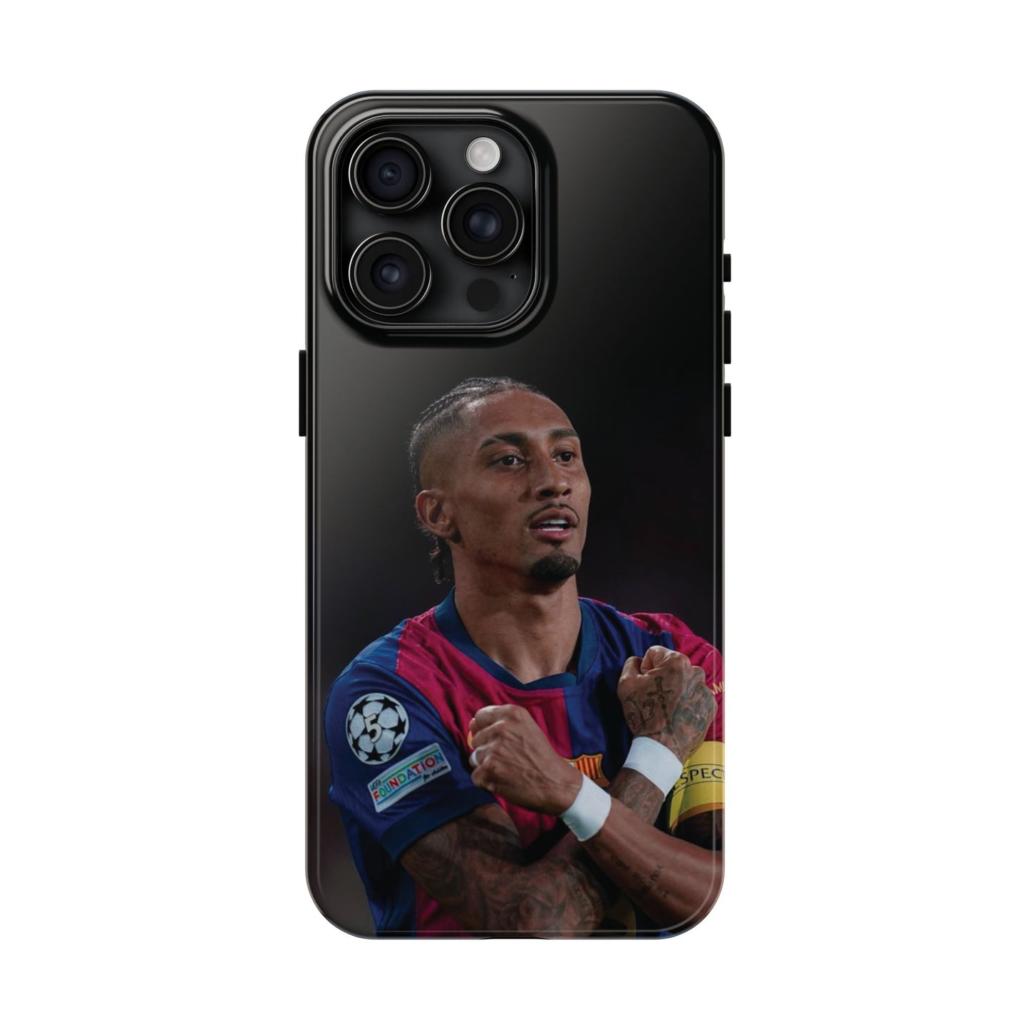 Raphinha Soccer Fan Tough Phone Case - Durable Protection with Star Player Design