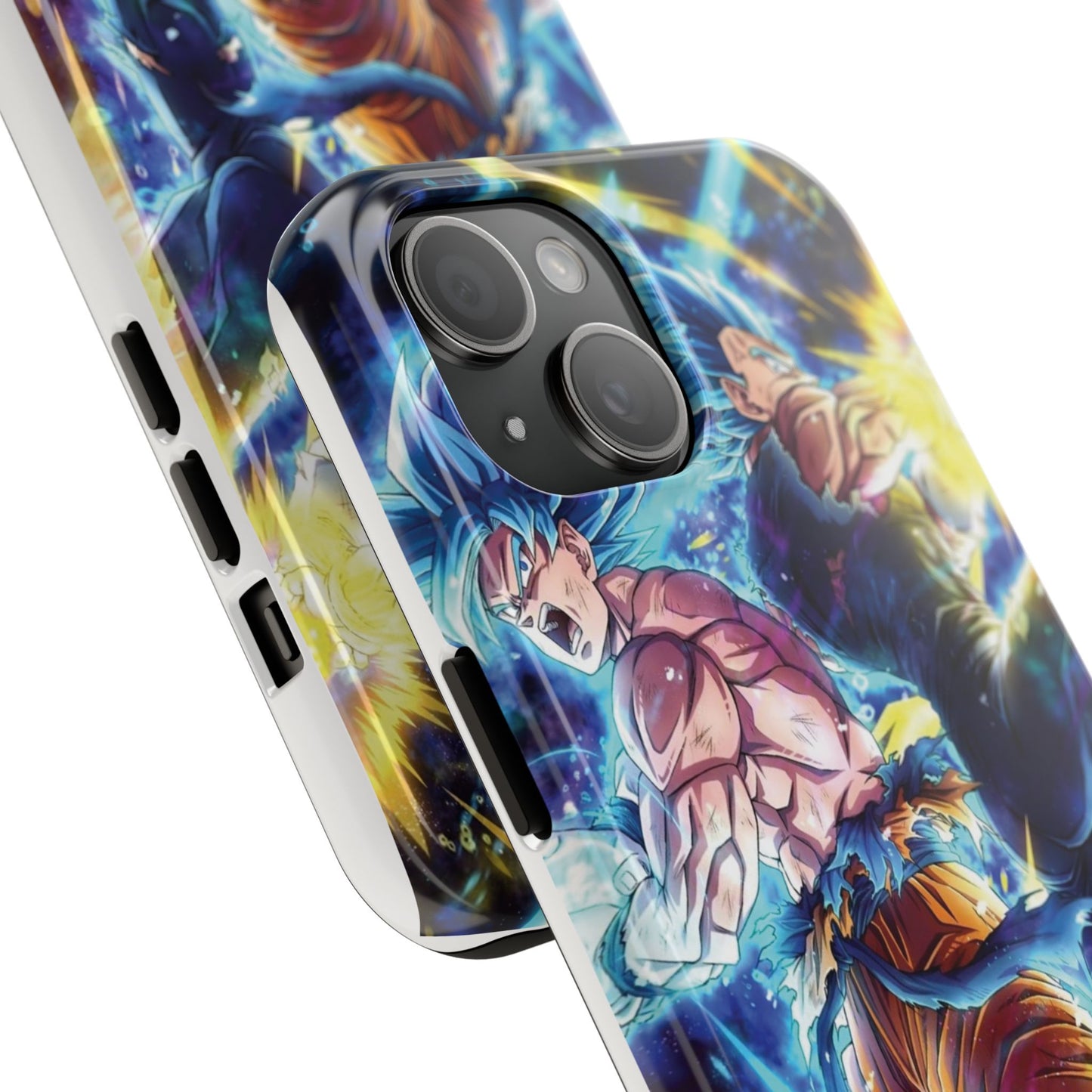 Goku Vegeta Dragon Ball Super Tough Phone Case - Vibrant Anime Character Design