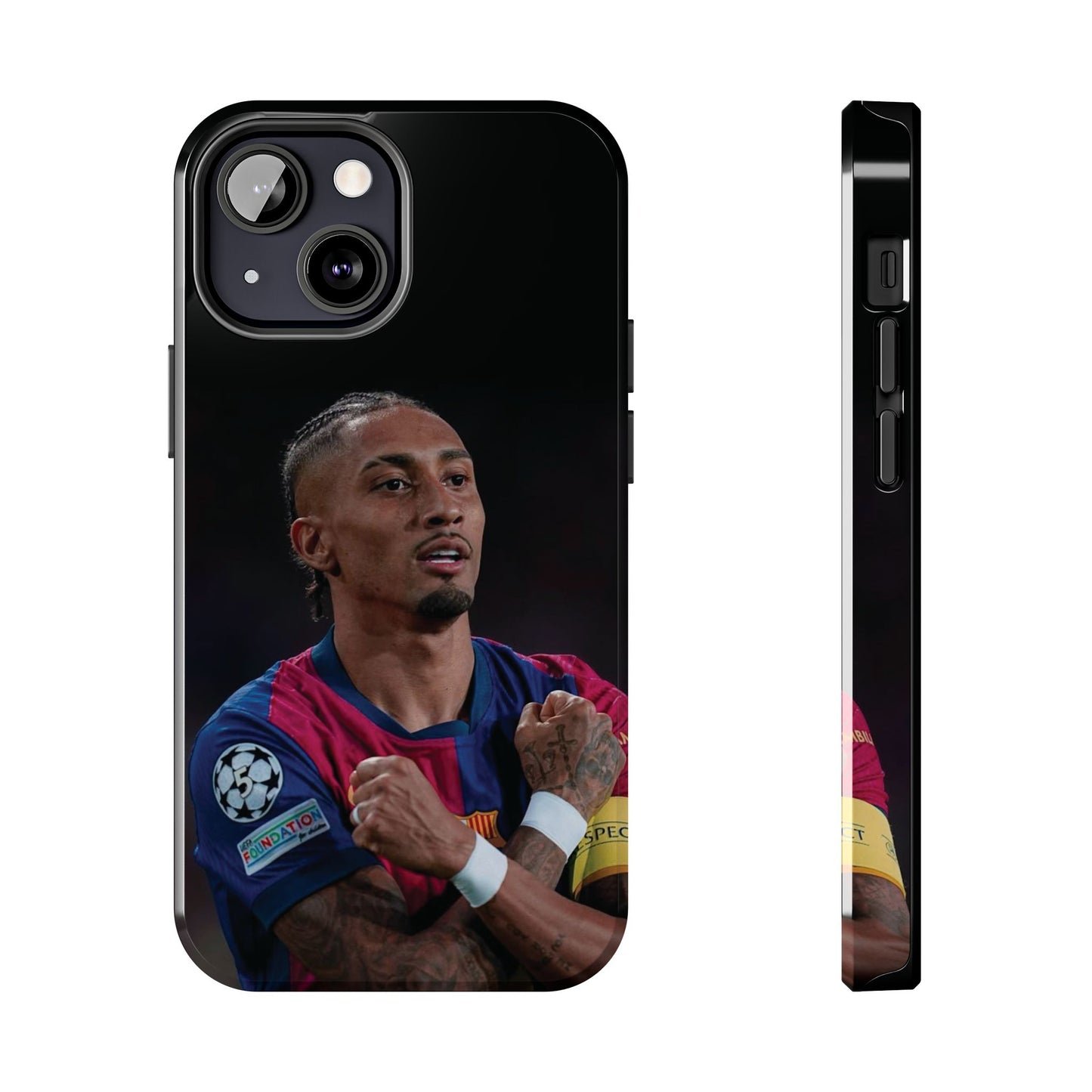 Raphinha Soccer Fan Tough Phone Case - Durable Protection with Star Player Design