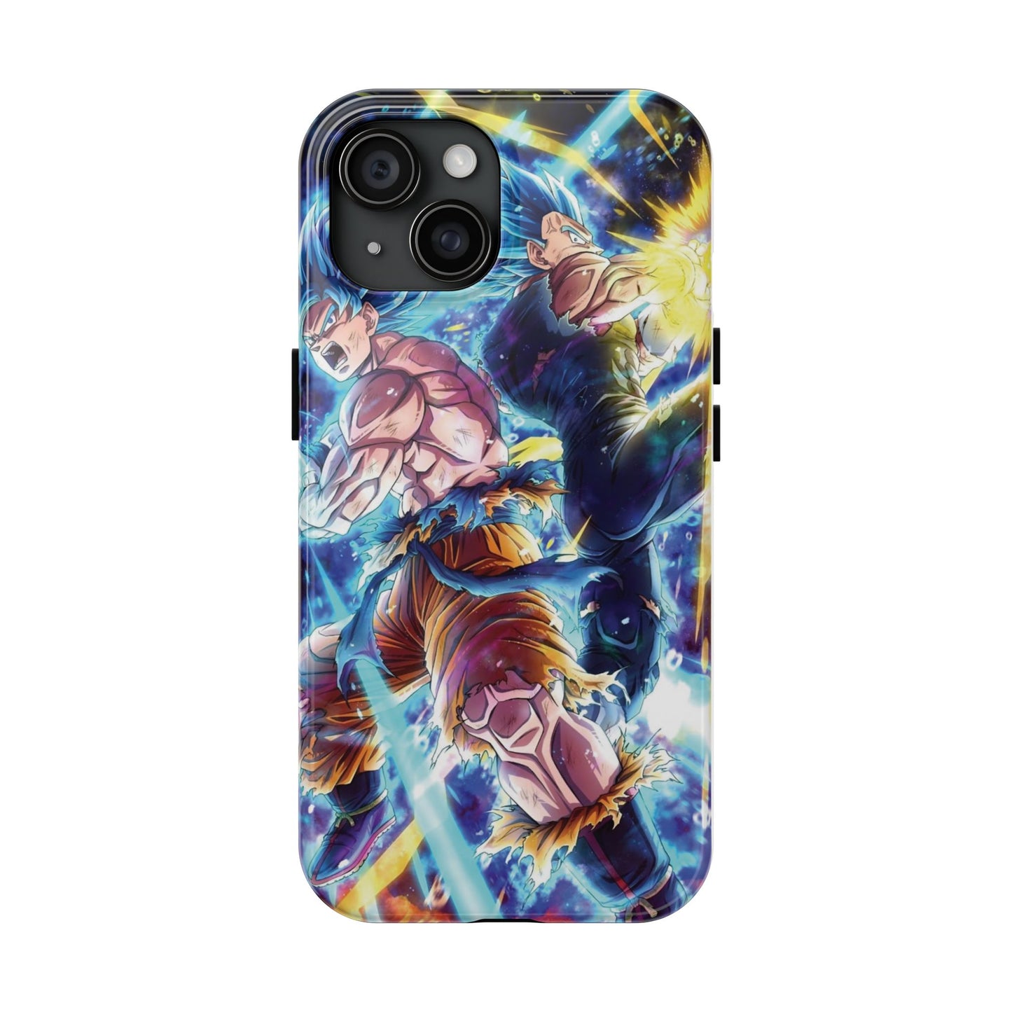 Goku Vegeta Dragon Ball Super Tough Phone Case - Vibrant Anime Character Design