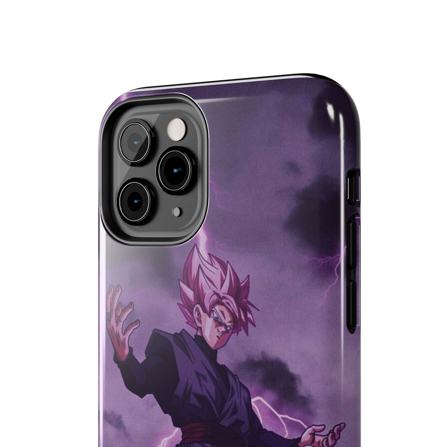 Black Goku Anime Tough Phone Case - Dragon Ball Z Inspired Design
