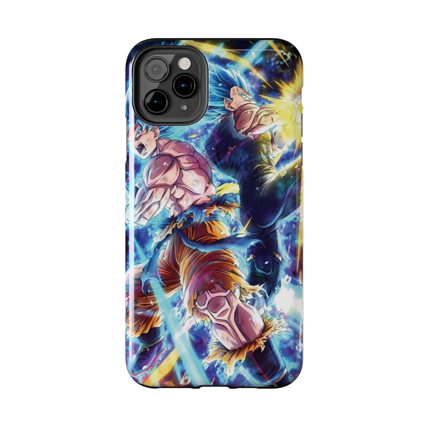 Goku Vegeta Dragon Ball Super Tough Phone Case - Vibrant Anime Character Design