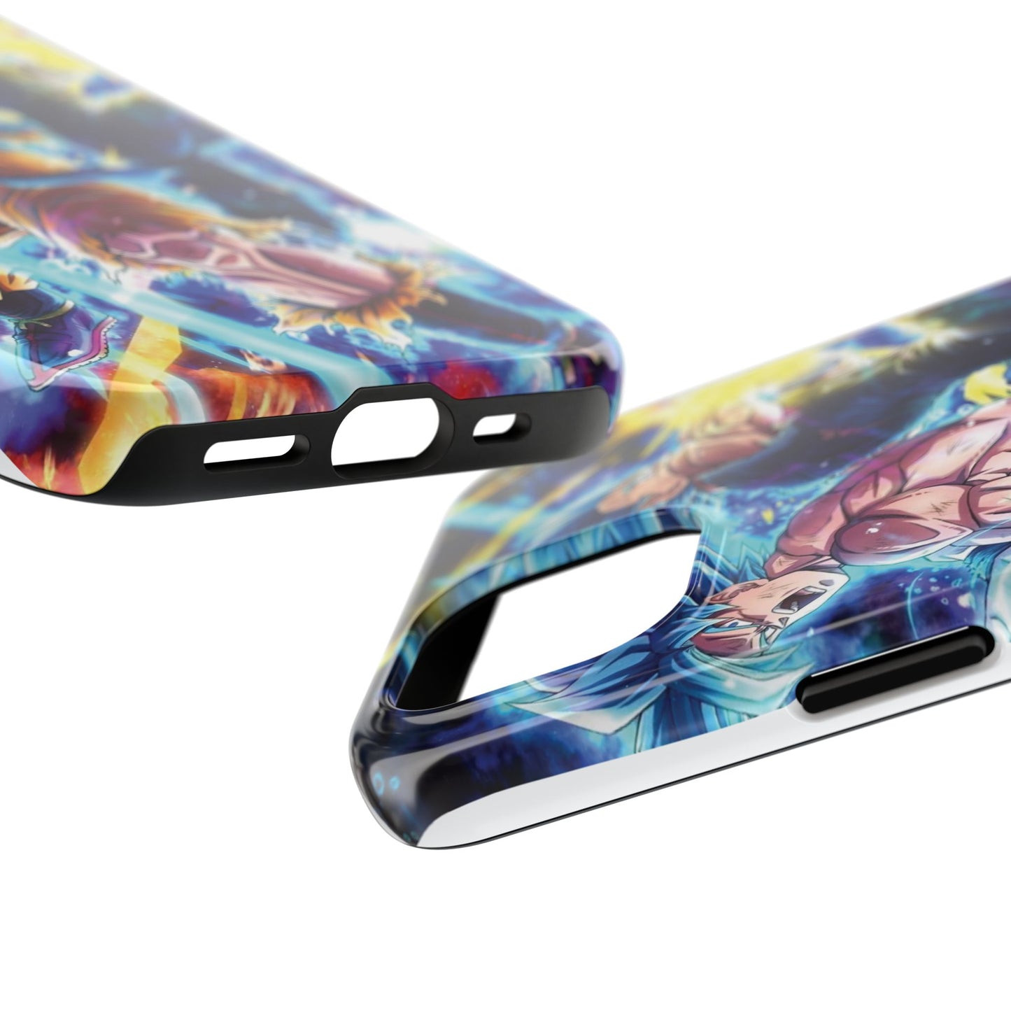 Goku Vegeta Dragon Ball Super Tough Phone Case - Vibrant Anime Character Design