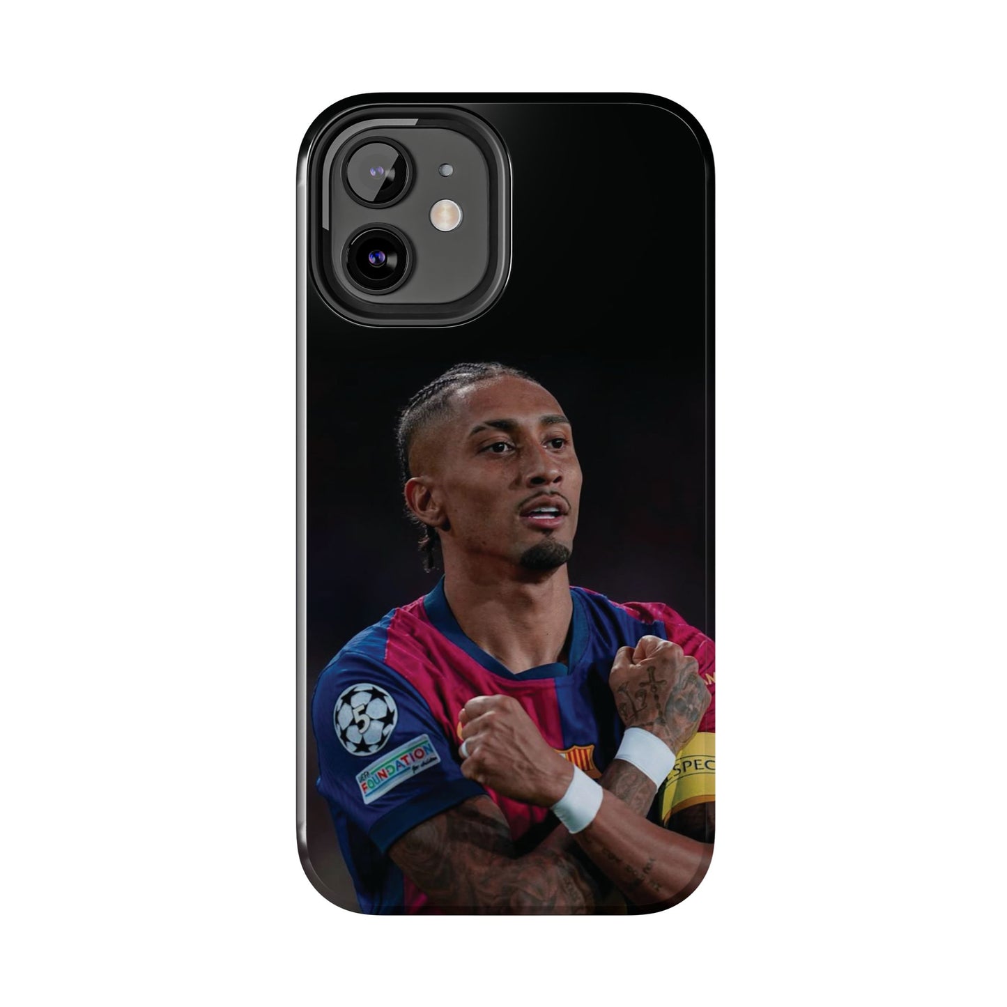 Raphinha Soccer Fan Tough Phone Case - Durable Protection with Star Player Design