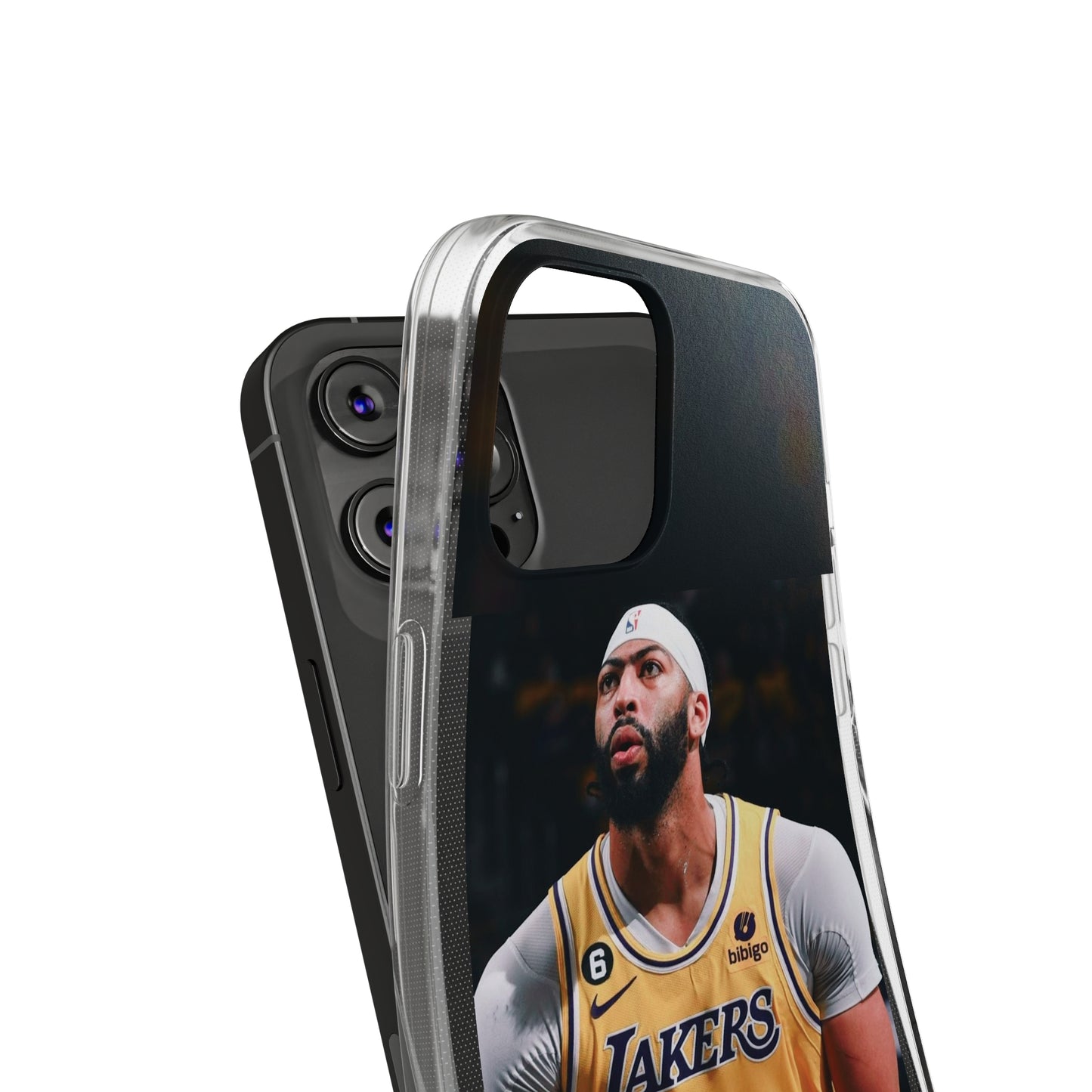Anthony Davis Lakers Soft Phone Case - Perfect Gift for Basketball Fans