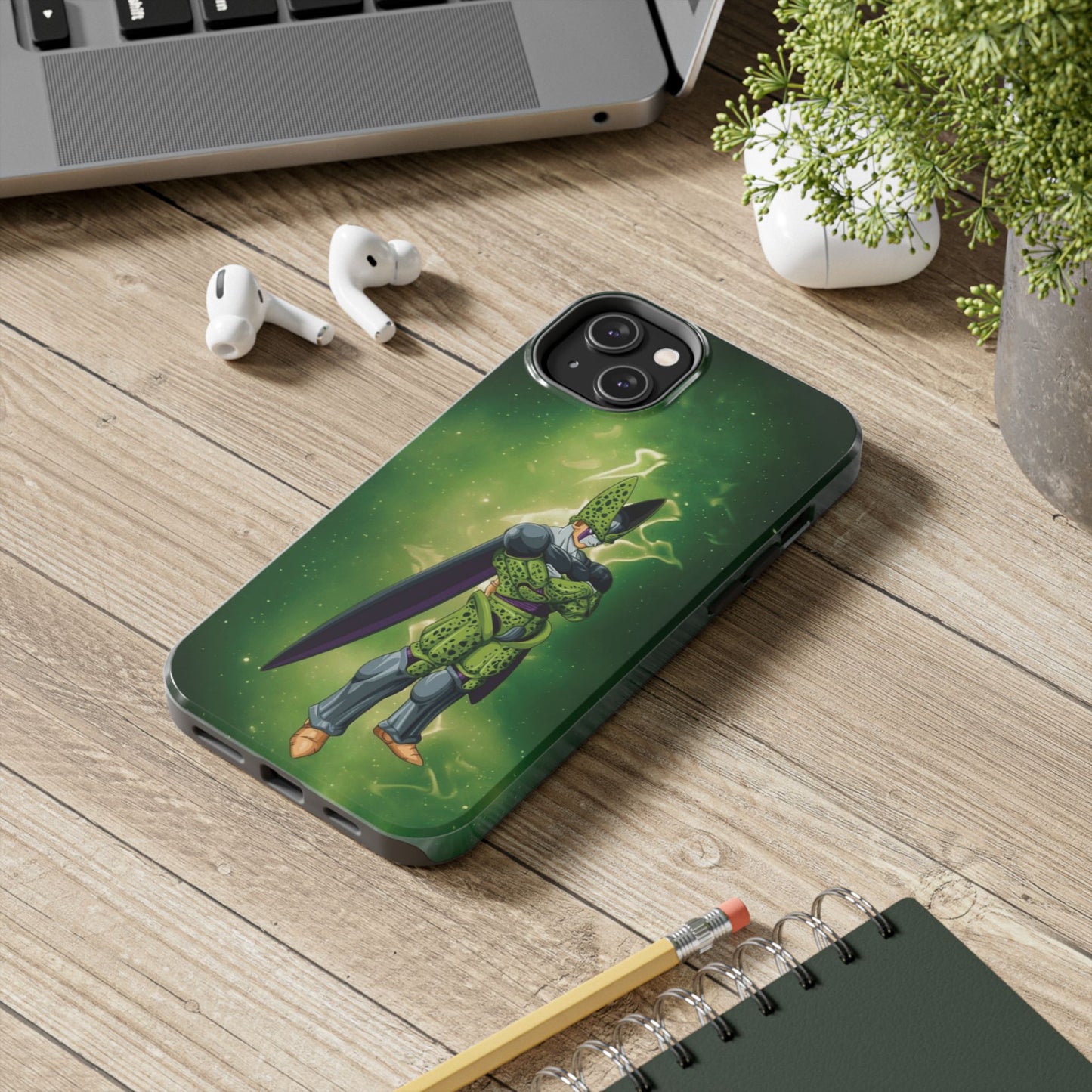 Cell Dragon Ball Z Tough Phone Case - Cell Character Design