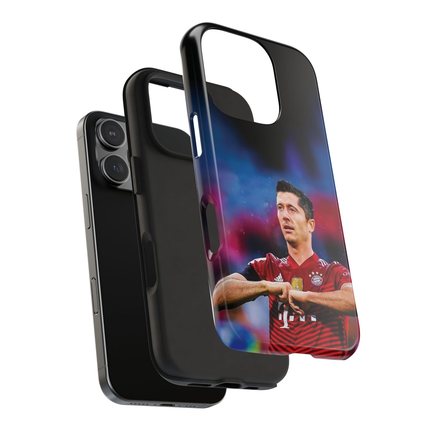 Robert Lewandowski Soccer Tough Phone Cases - Featuring Legendary Player Design
