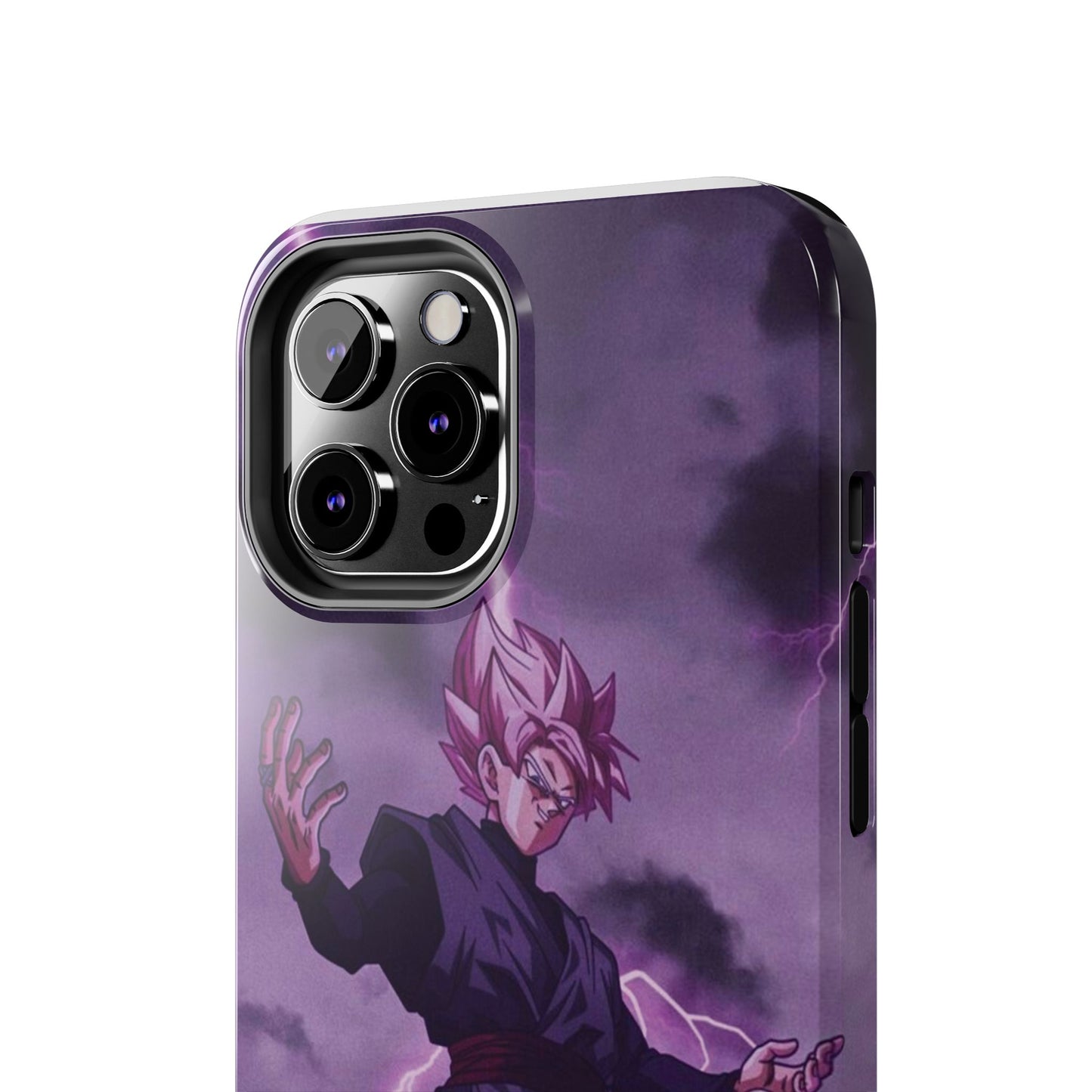 Black Goku Anime Tough Phone Case - Dragon Ball Z Inspired Design