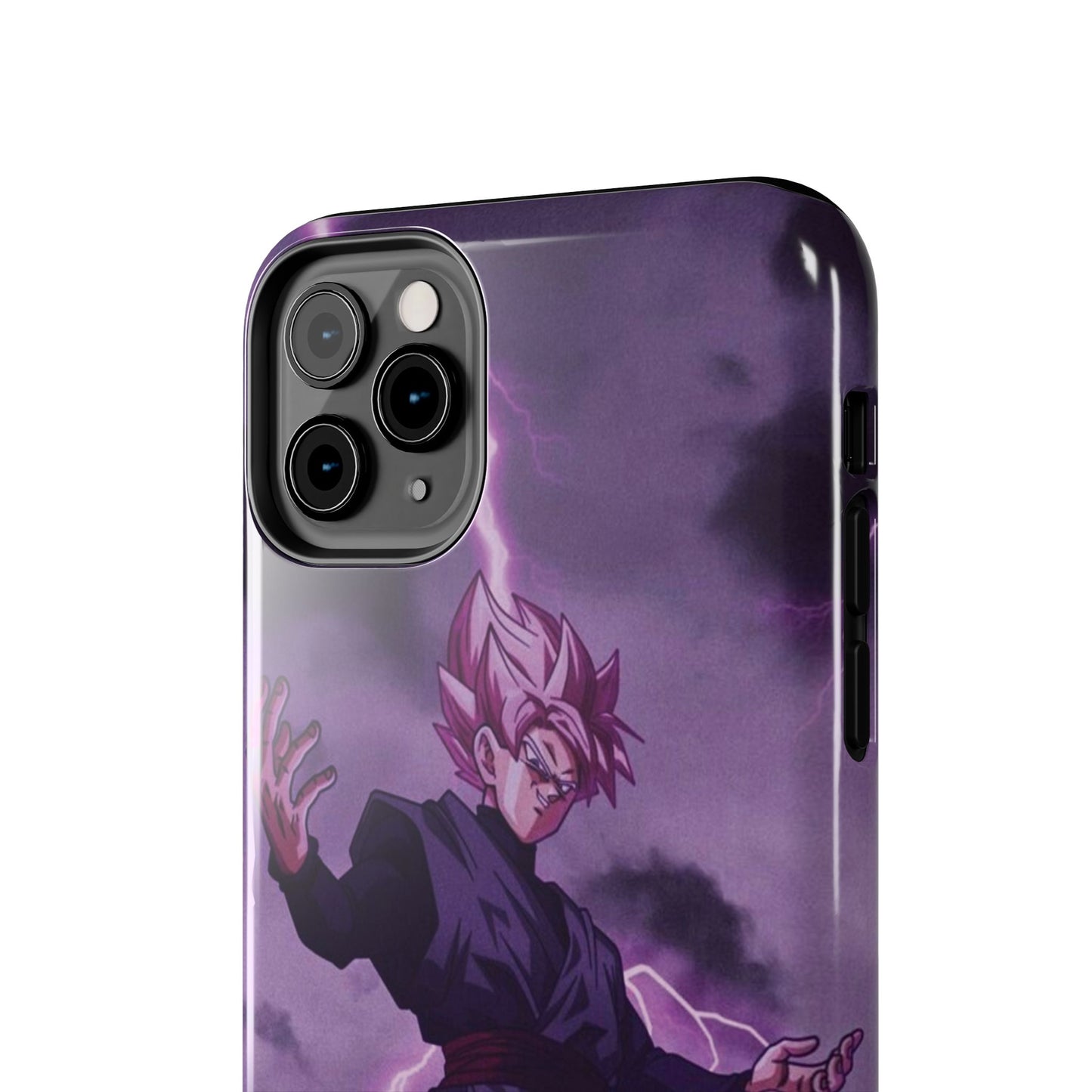 Black Goku Anime Tough Phone Case - Dragon Ball Z Inspired Design