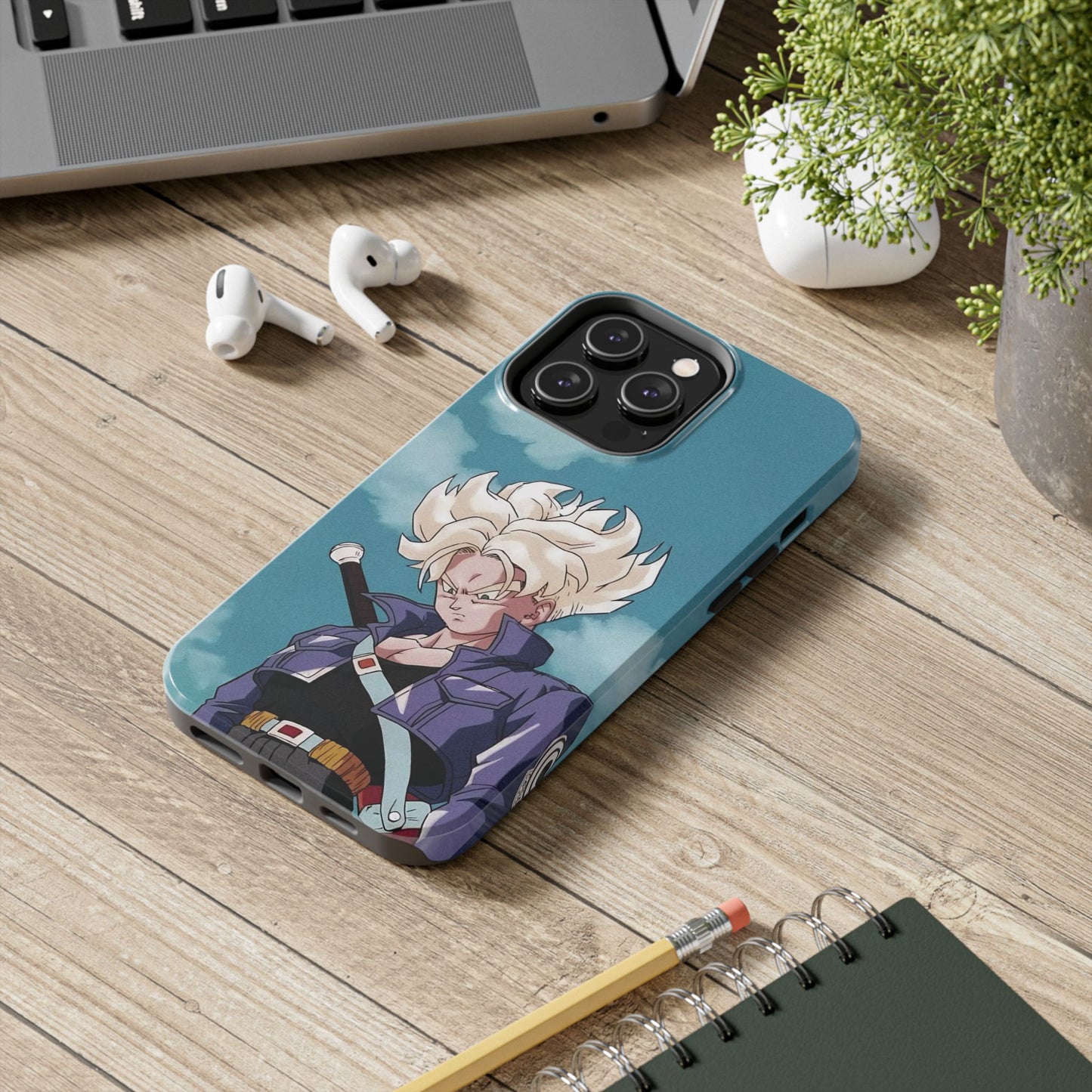 Trunks Dragon Ball Z Tough Phone Case - Trunks Design for Anime Fans