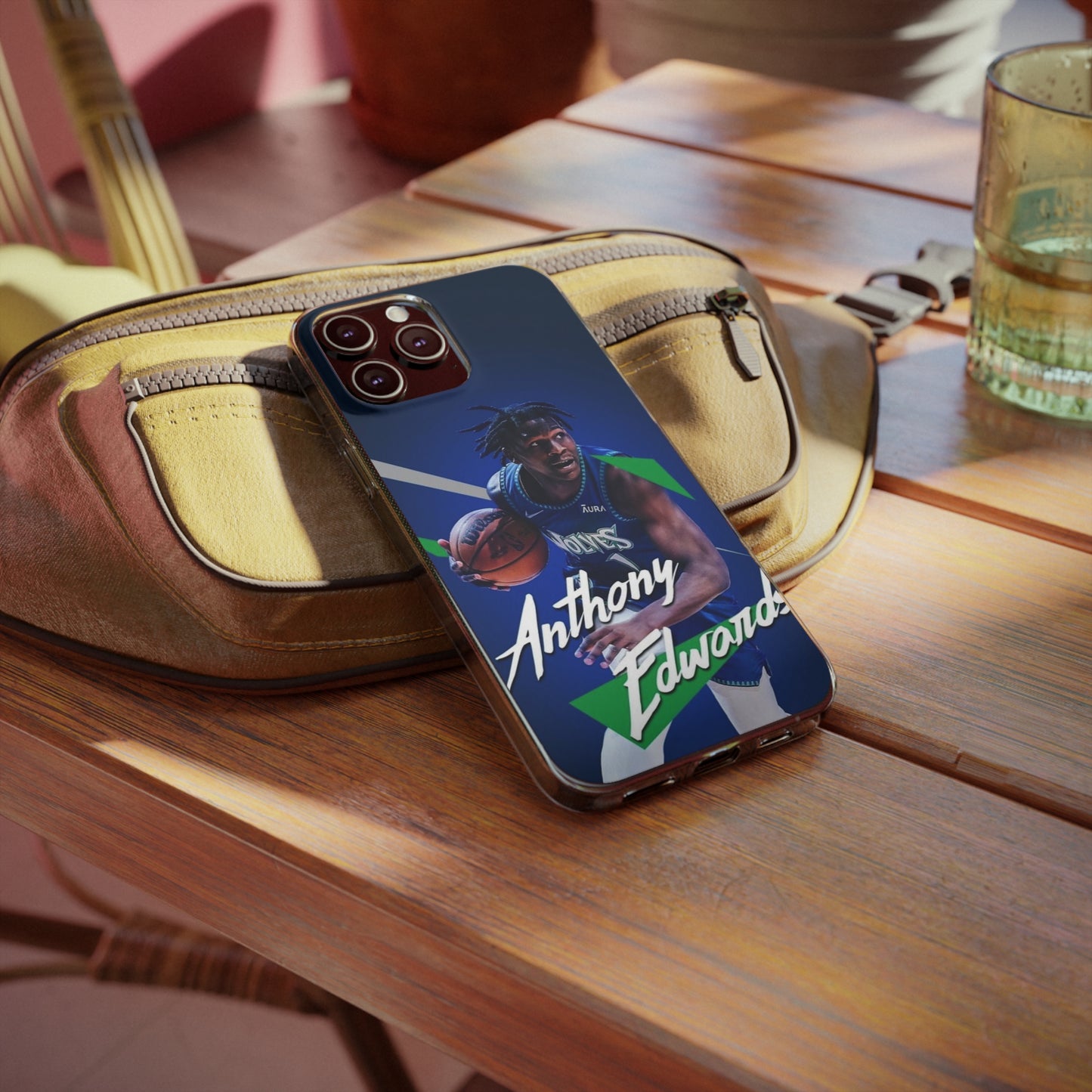 Anthony Edwards Soft Phone Case - Basketball Fan Accessory