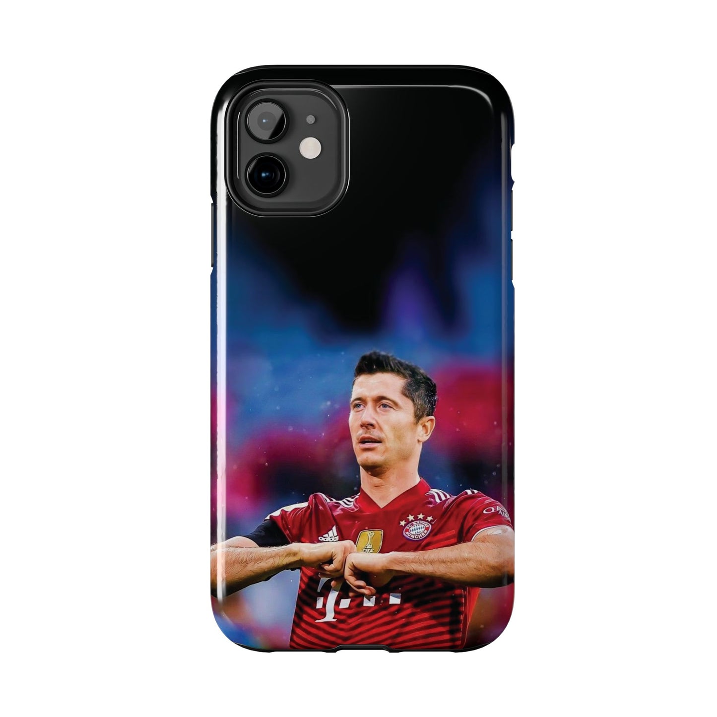 Robert Lewandowski Soccer Tough Phone Cases - Featuring Legendary Player Design