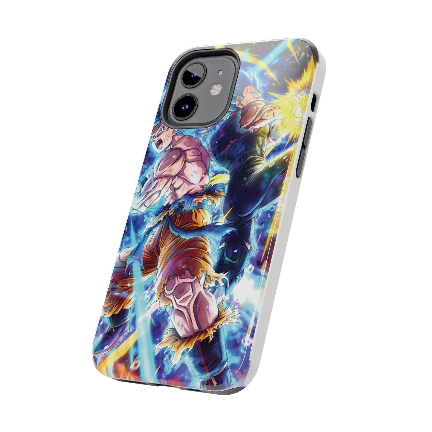 Goku Vegeta Dragon Ball Super Tough Phone Case - Vibrant Anime Character Design