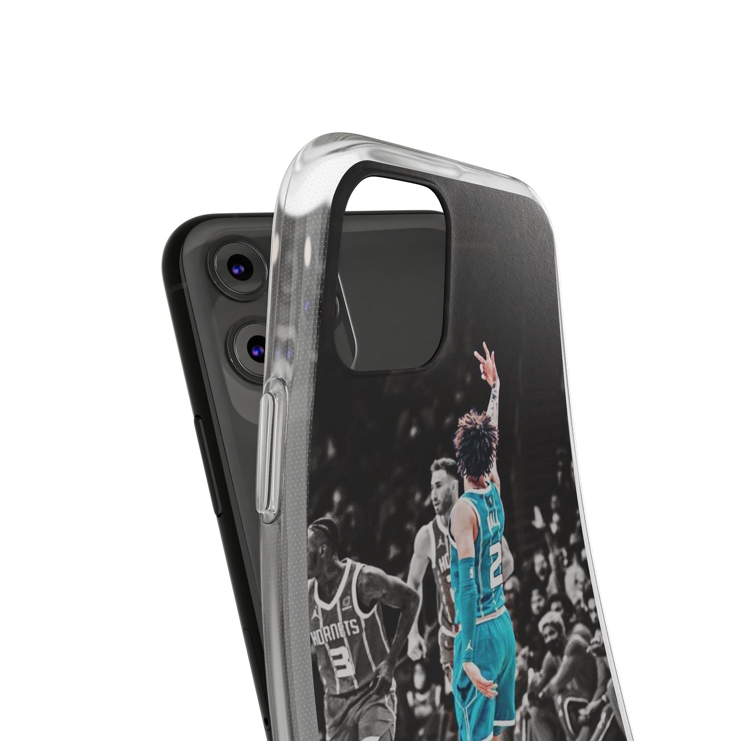 LaMelo Ball Sporty Soft Phone Case with Dynamic Player Design