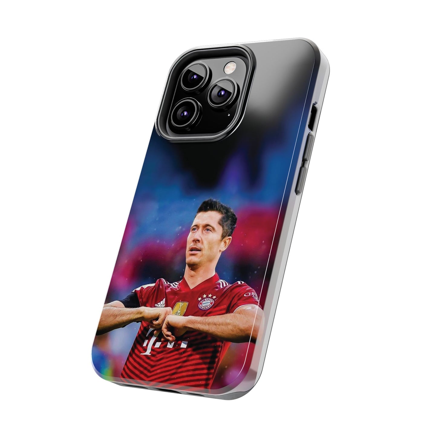 Robert Lewandowski Soccer Tough Phone Cases - Featuring Legendary Player Design
