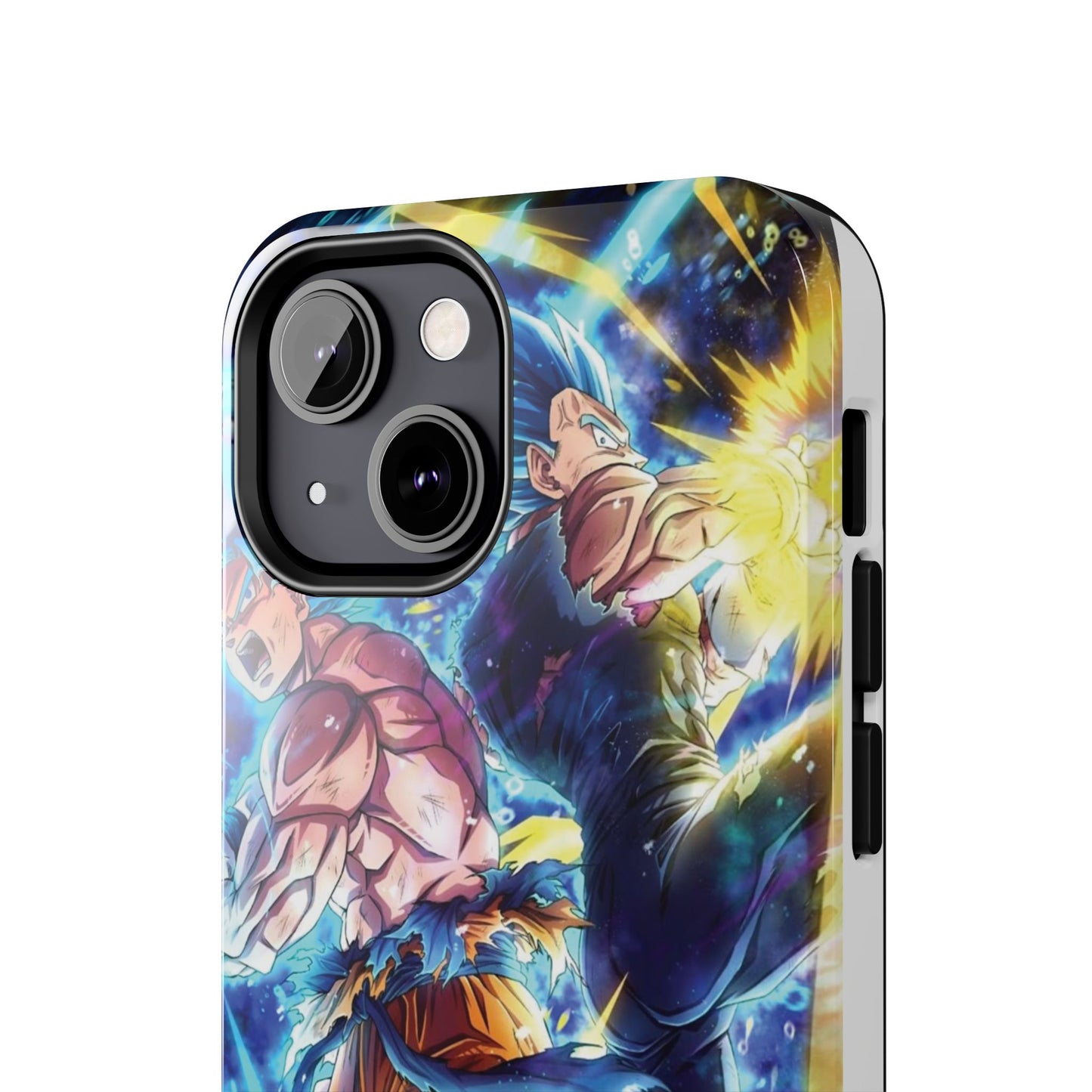 Goku Vegeta Dragon Ball Super Tough Phone Case - Vibrant Anime Character Design
