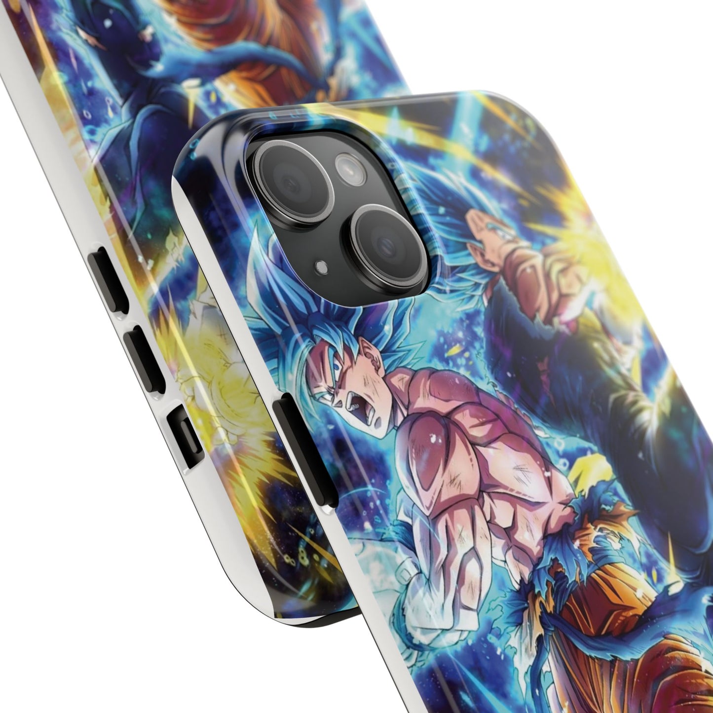 Goku Vegeta Dragon Ball Super Tough Phone Case - Vibrant Anime Character Design