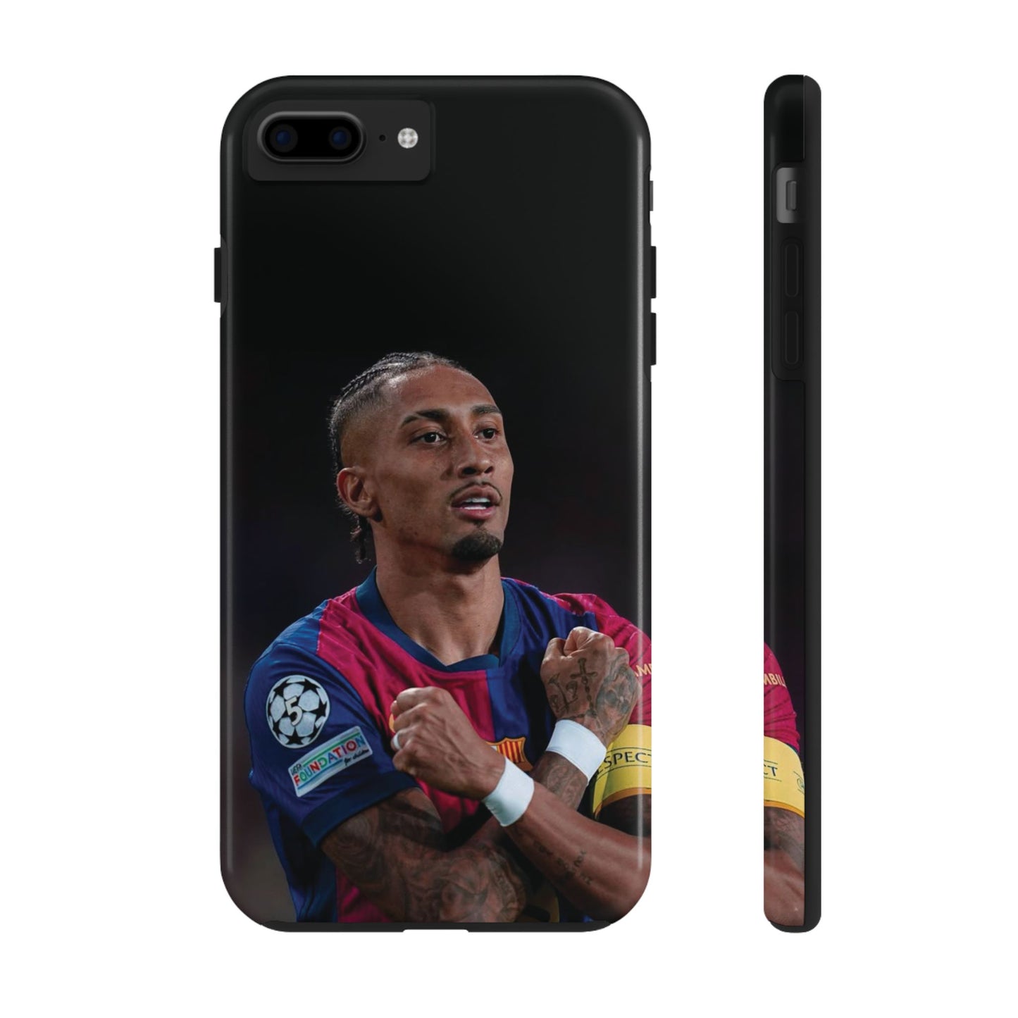 Raphinha Soccer Fan Tough Phone Case - Durable Protection with Star Player Design