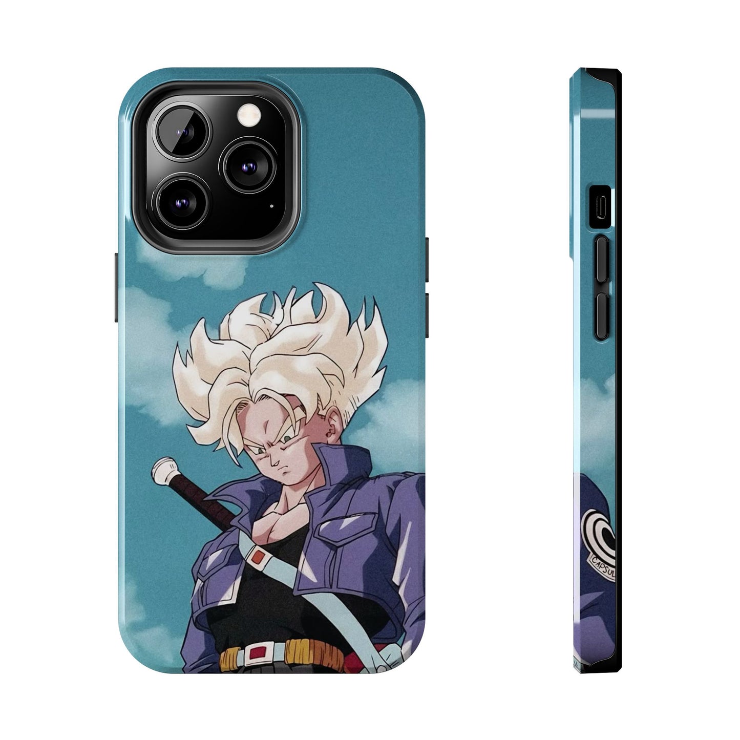 Trunks Dragon Ball Z Tough Phone Case - Trunks Design for Anime Fans