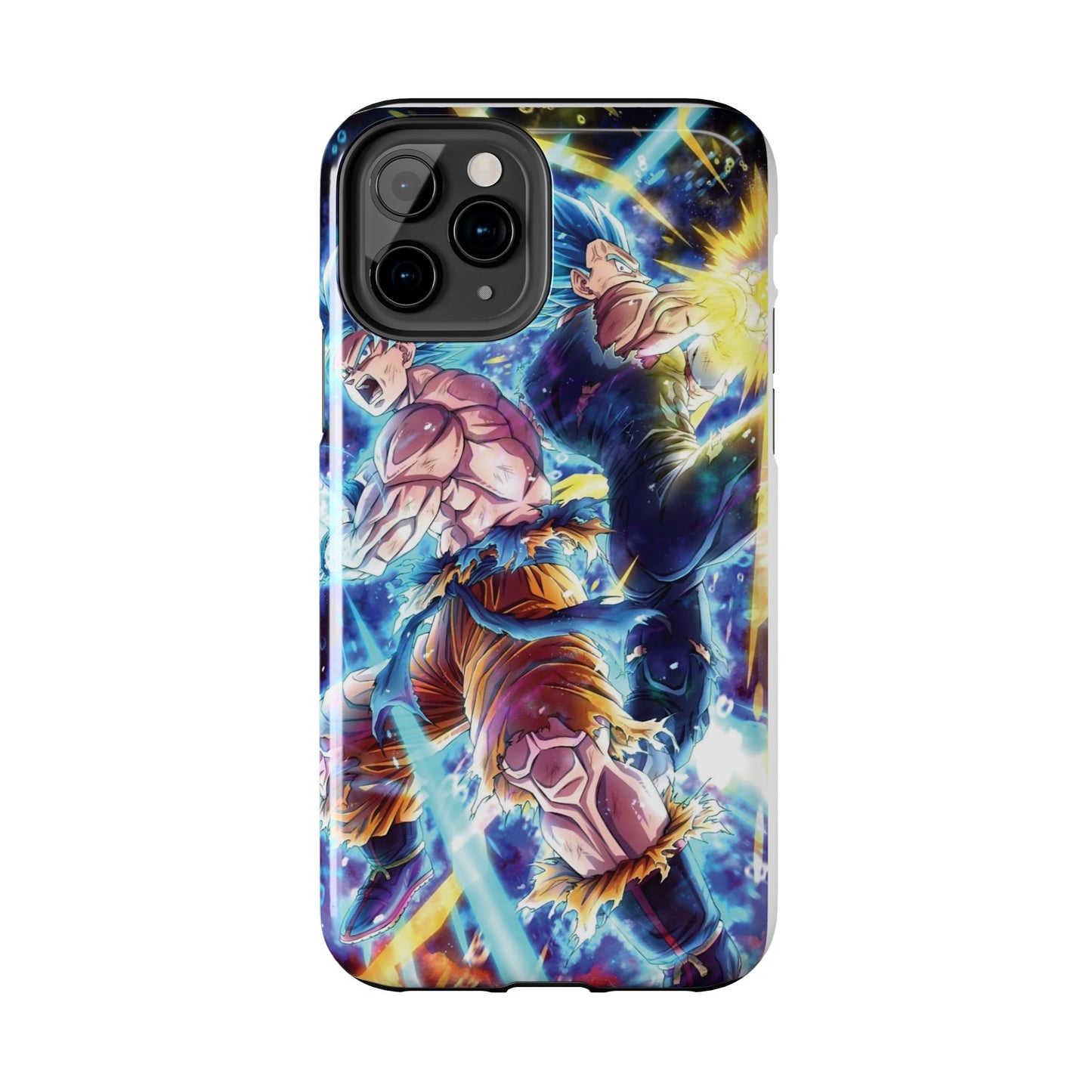 Goku Vegeta Dragon Ball Super Tough Phone Case - Vibrant Anime Character Design