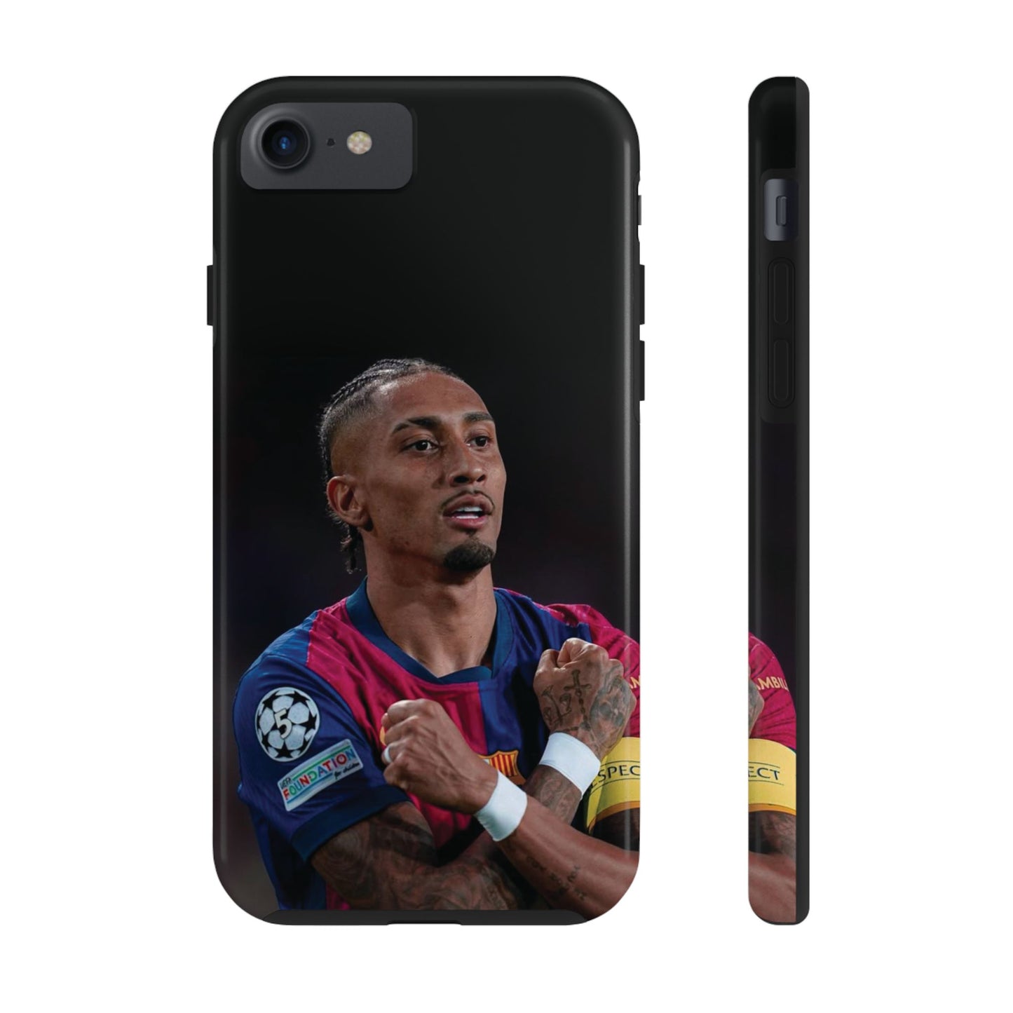 Raphinha Soccer Fan Tough Phone Case - Durable Protection with Star Player Design